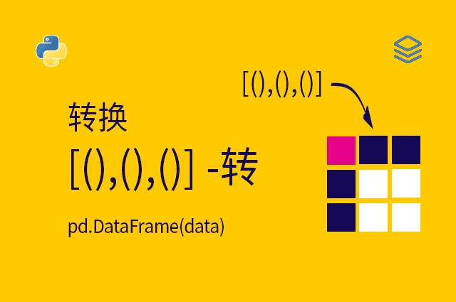 转换 - [(),(),()] -转- DataFrame df