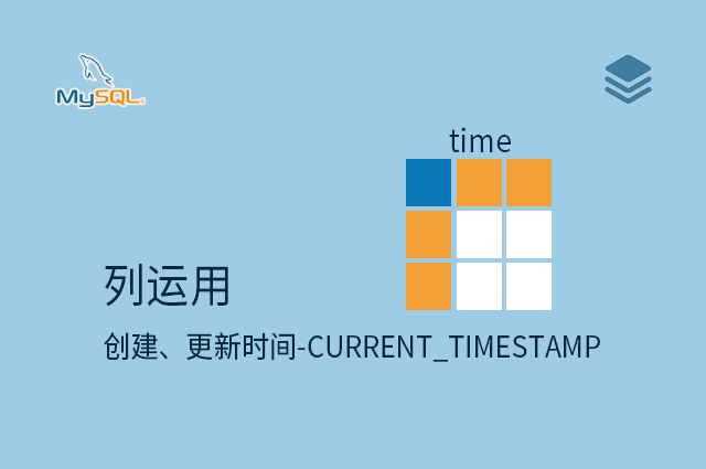 列运用 - 创建、更新时间-CURRENT_TIMESTAMP
