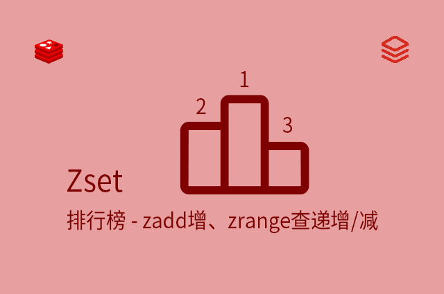 Zset - 排行榜 - zadd增、zrange查递增/减