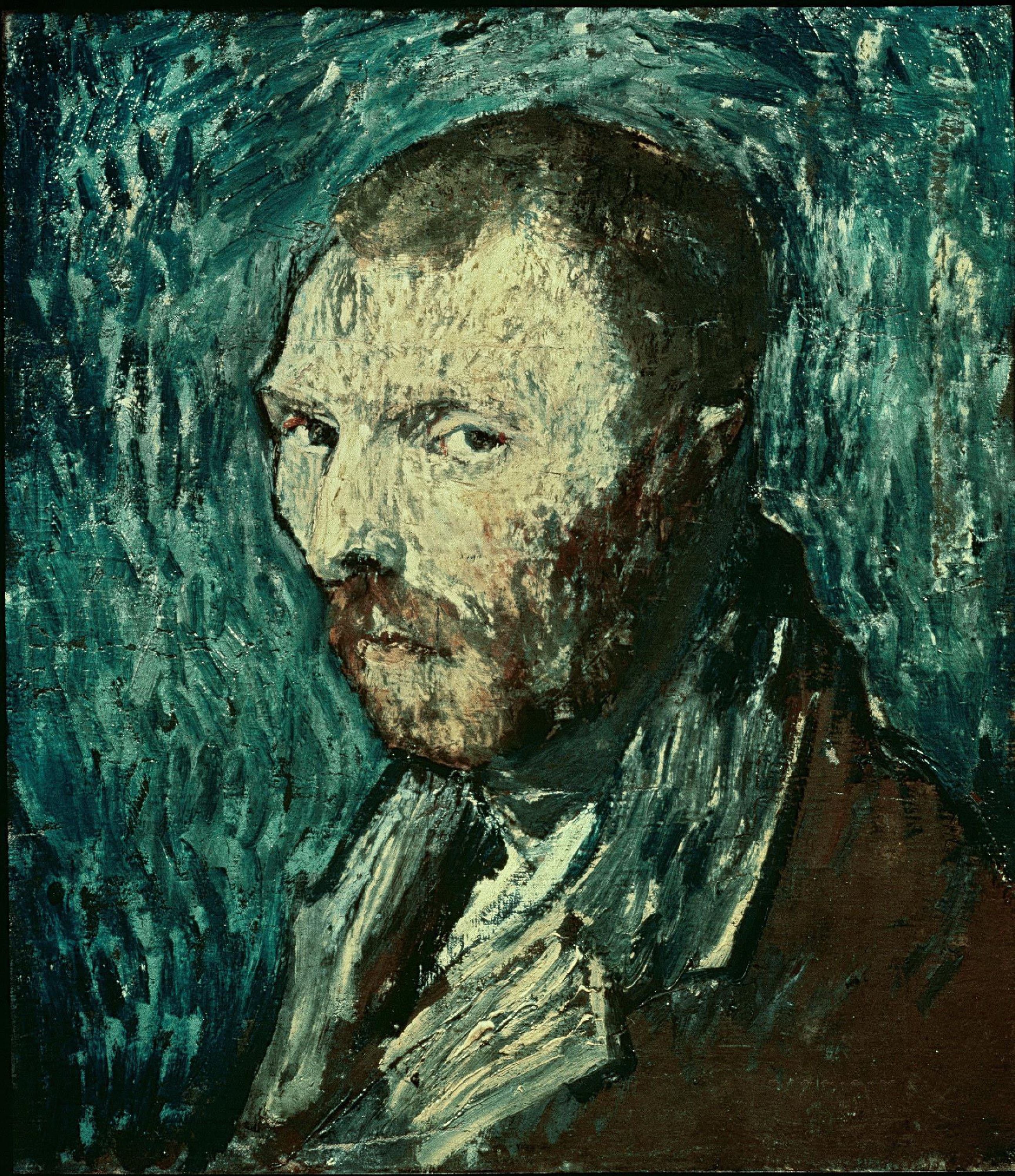 1887 - 自画像 - 笔触奔放的自绘 