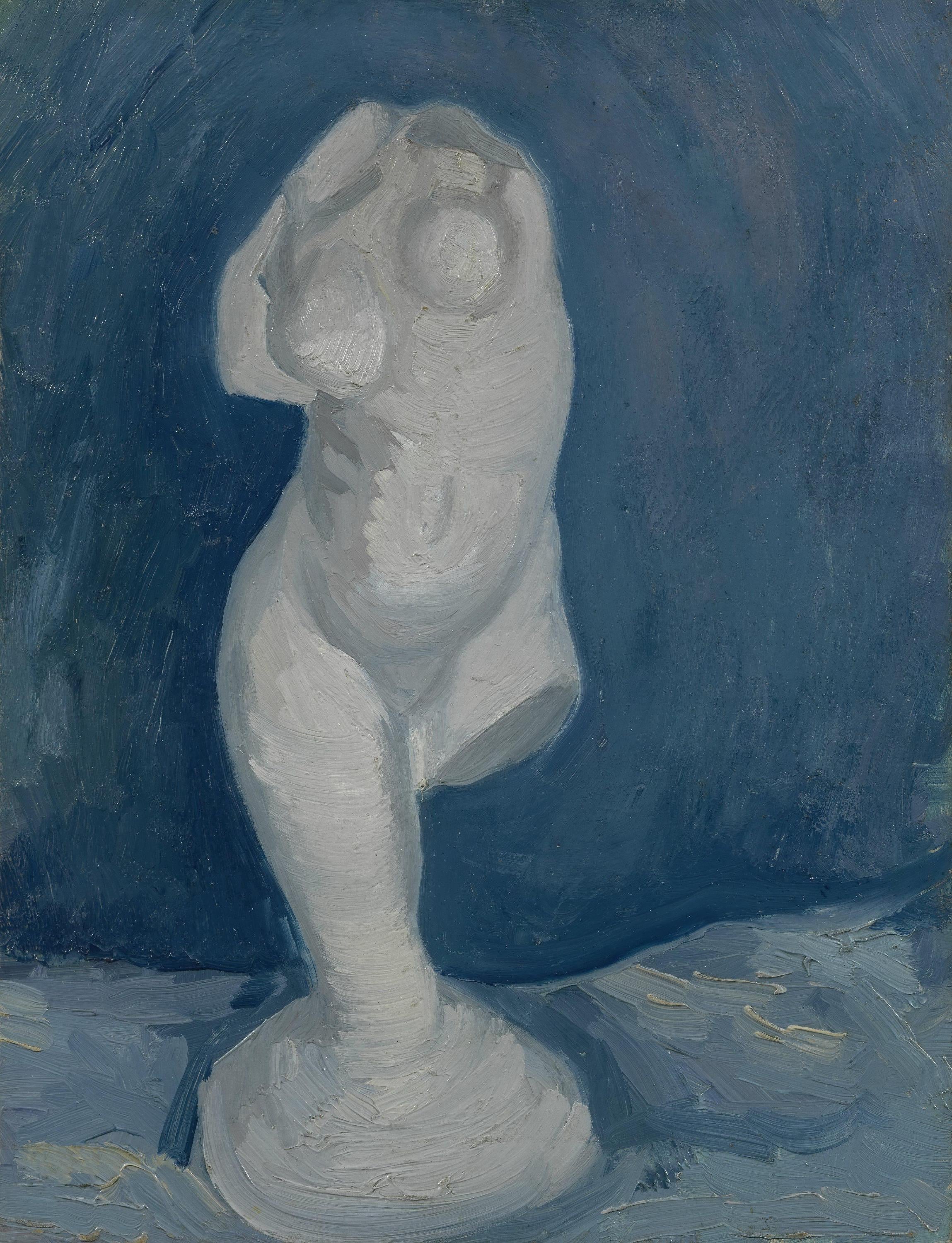 1885 - 石膏像习作 - 简约笔触绘石膏 