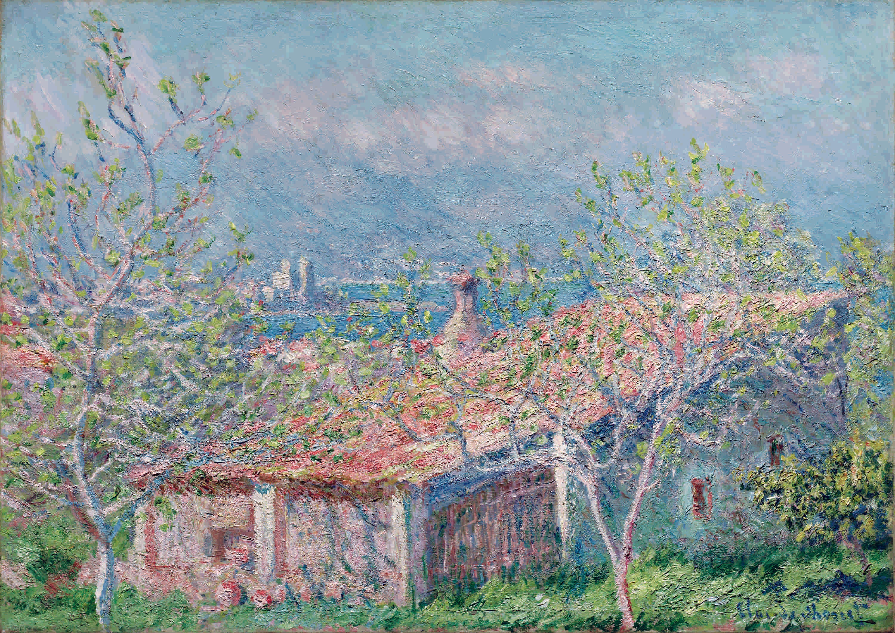 乡村与田园风光画 - 春日田园景致 - 绘乡村春日清新之景 