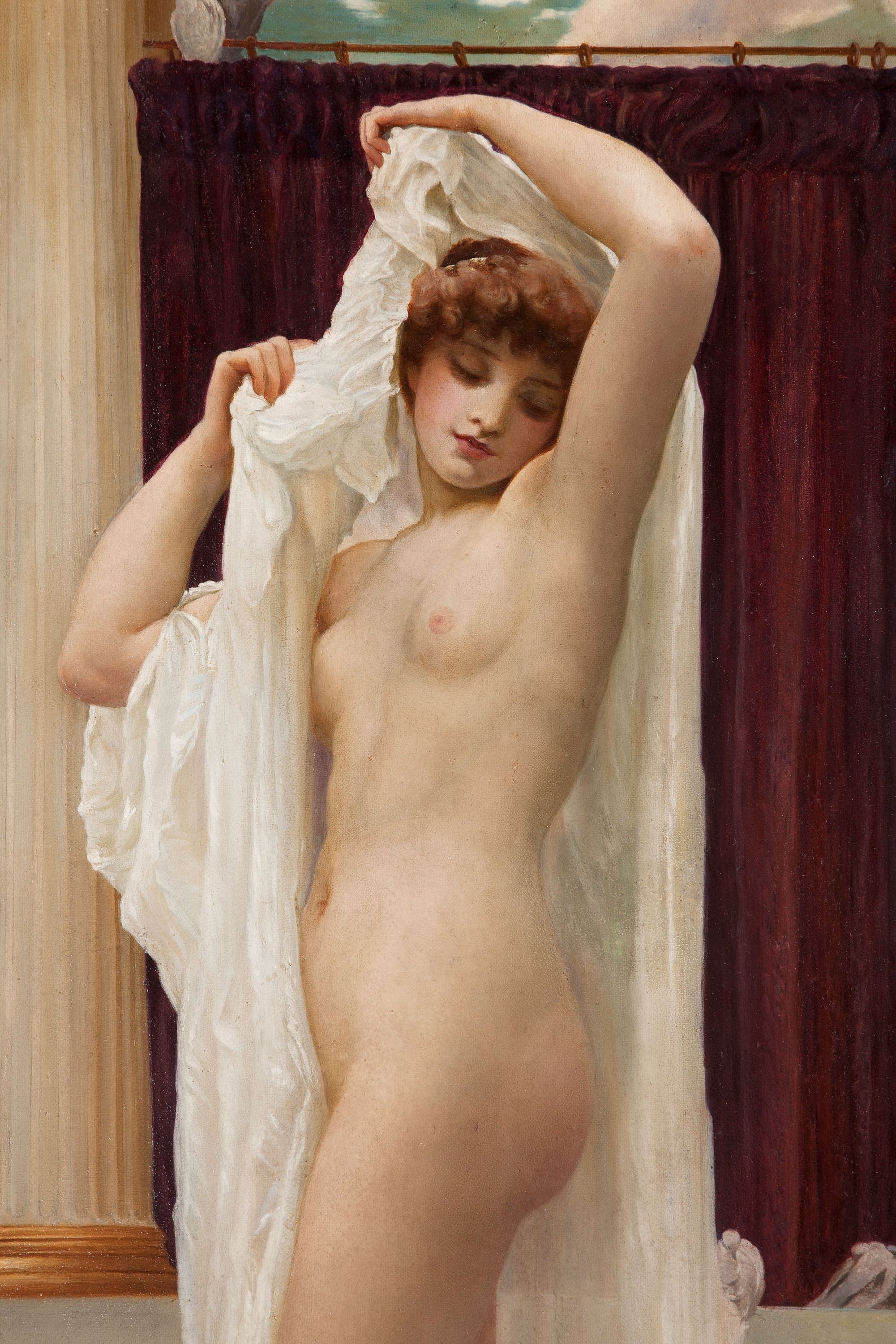 人体艺术美感主题 - 无明确名字 - 展现女性裸体姿态美感 