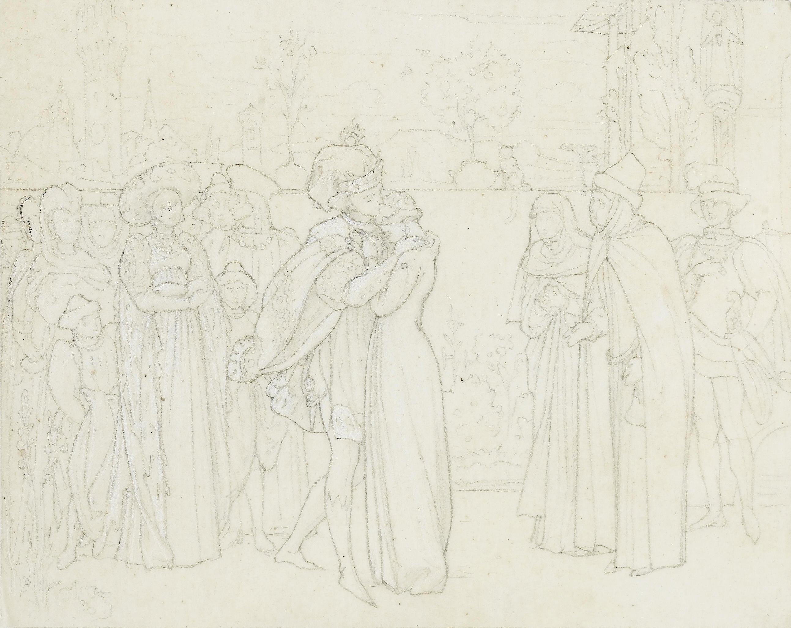 浪漫主义情怀主题 - 未知名人物相拥场景 - 人物相拥展现浪漫氛围 