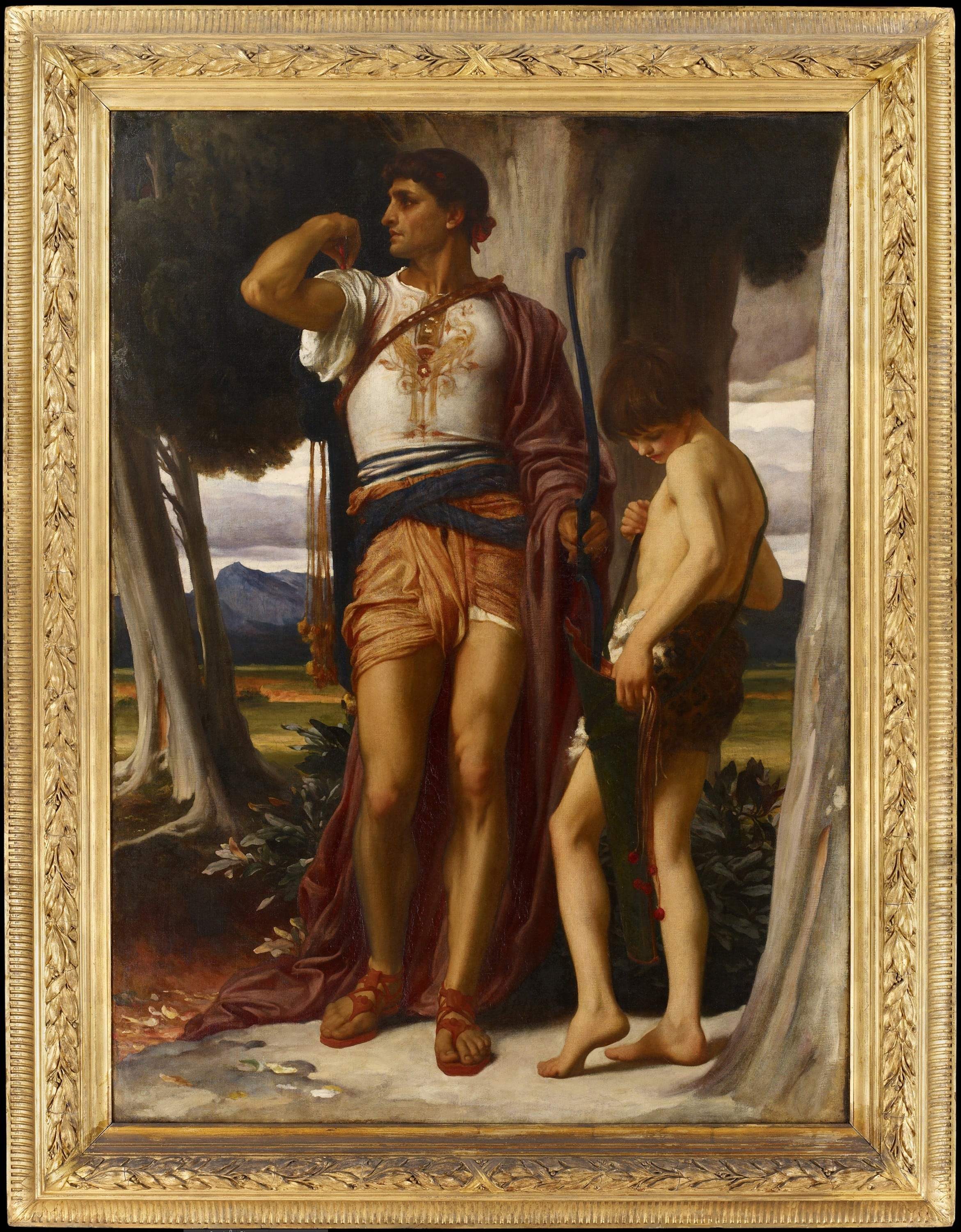 英雄人物塑造主题 - 未知 - 描绘英雄与少年的场景 