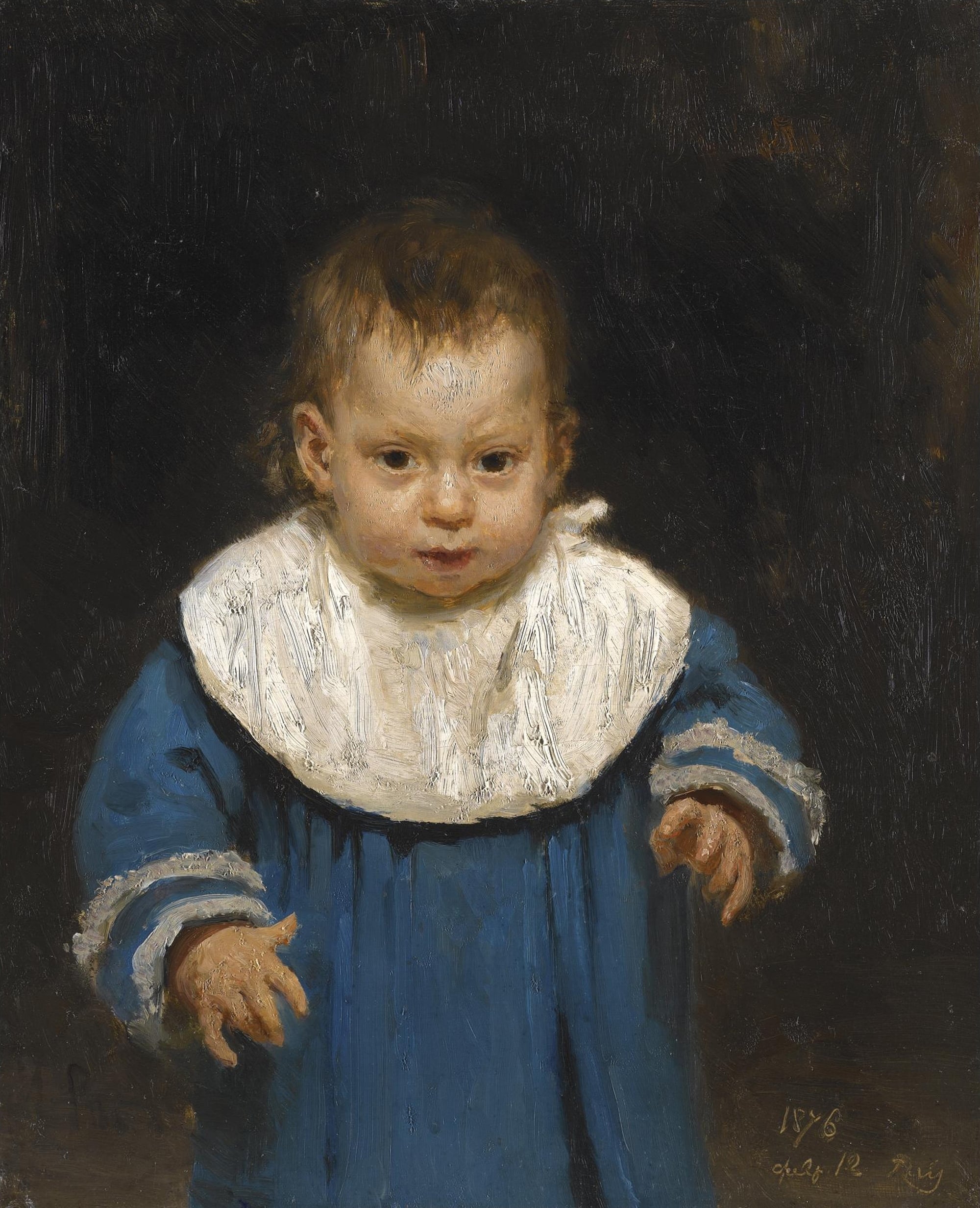 人物肖像塑造主题 - 无题 - 孩童肖像尽显纯真神态 