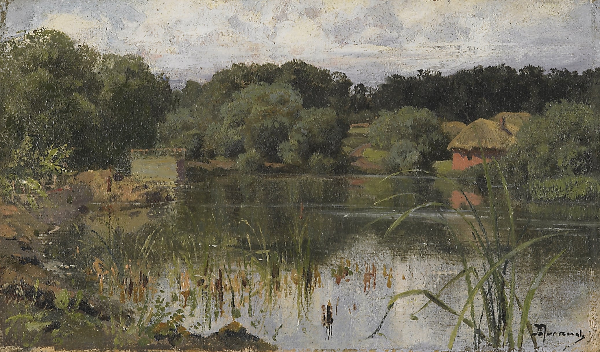 乡村生活场景主题 - 未知 - 乡村湖畔宁静生活景致 