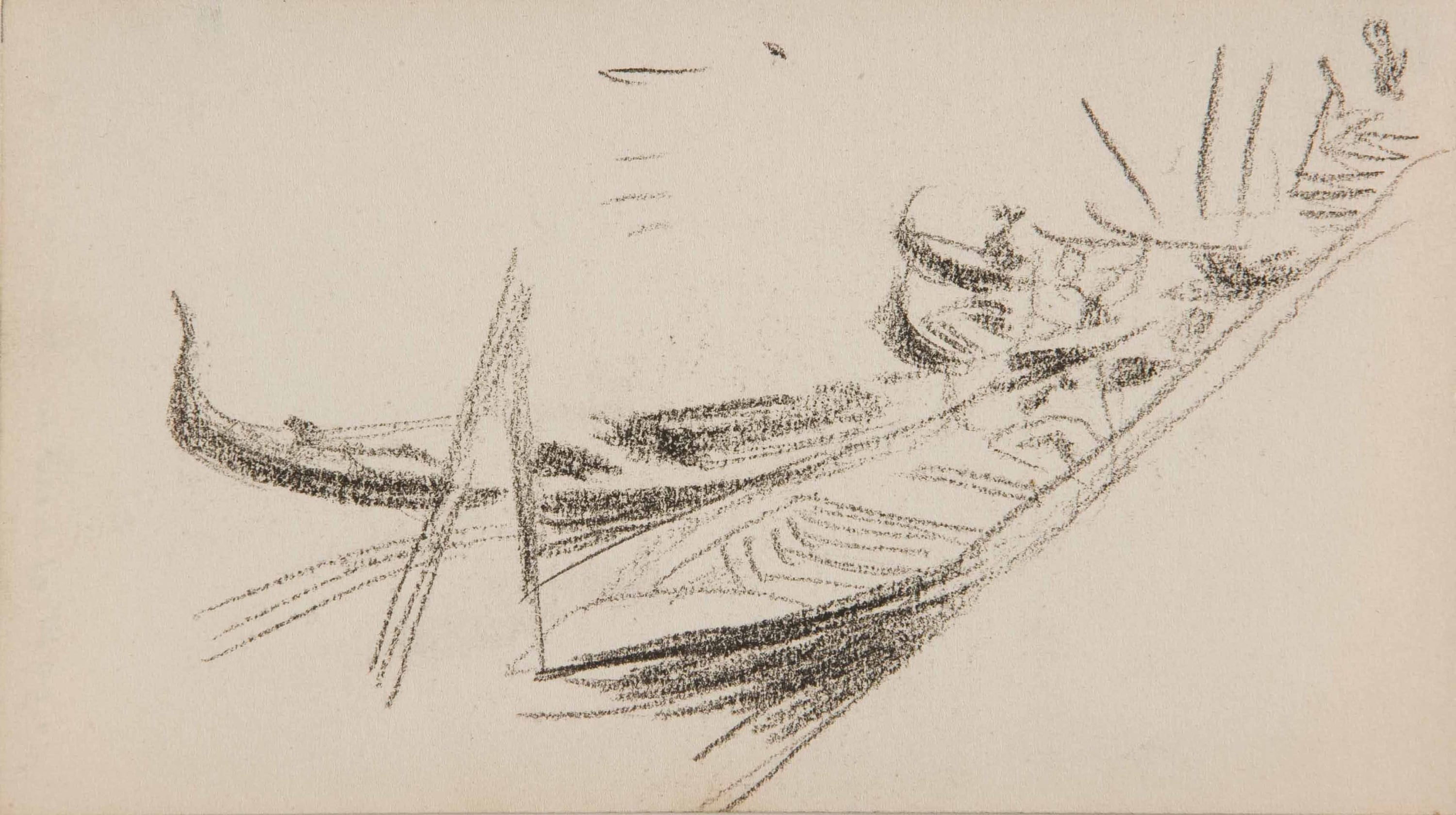 其他 - 无题 - 简单勾勒的船只素描 