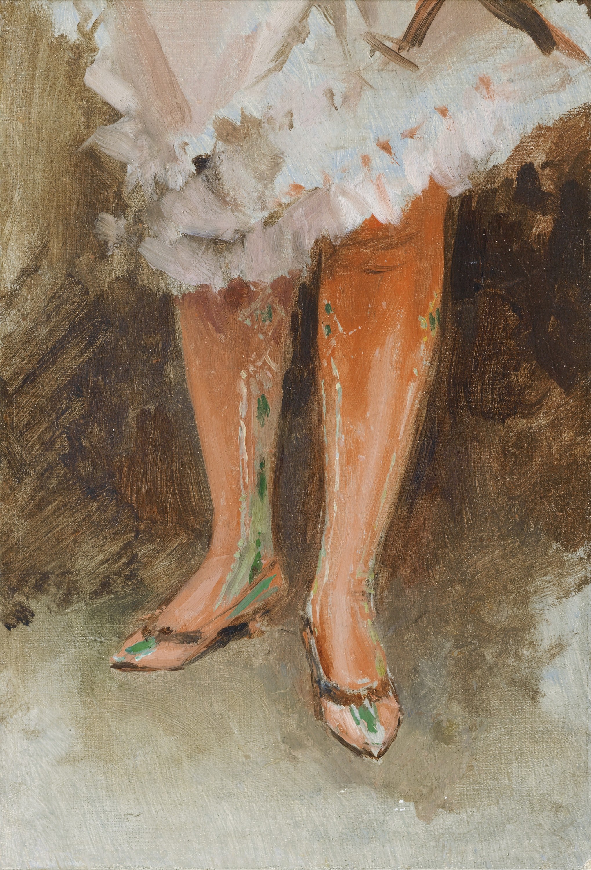 其他 - 无具体名称 - 展现女性腿部与舞裙笔触 