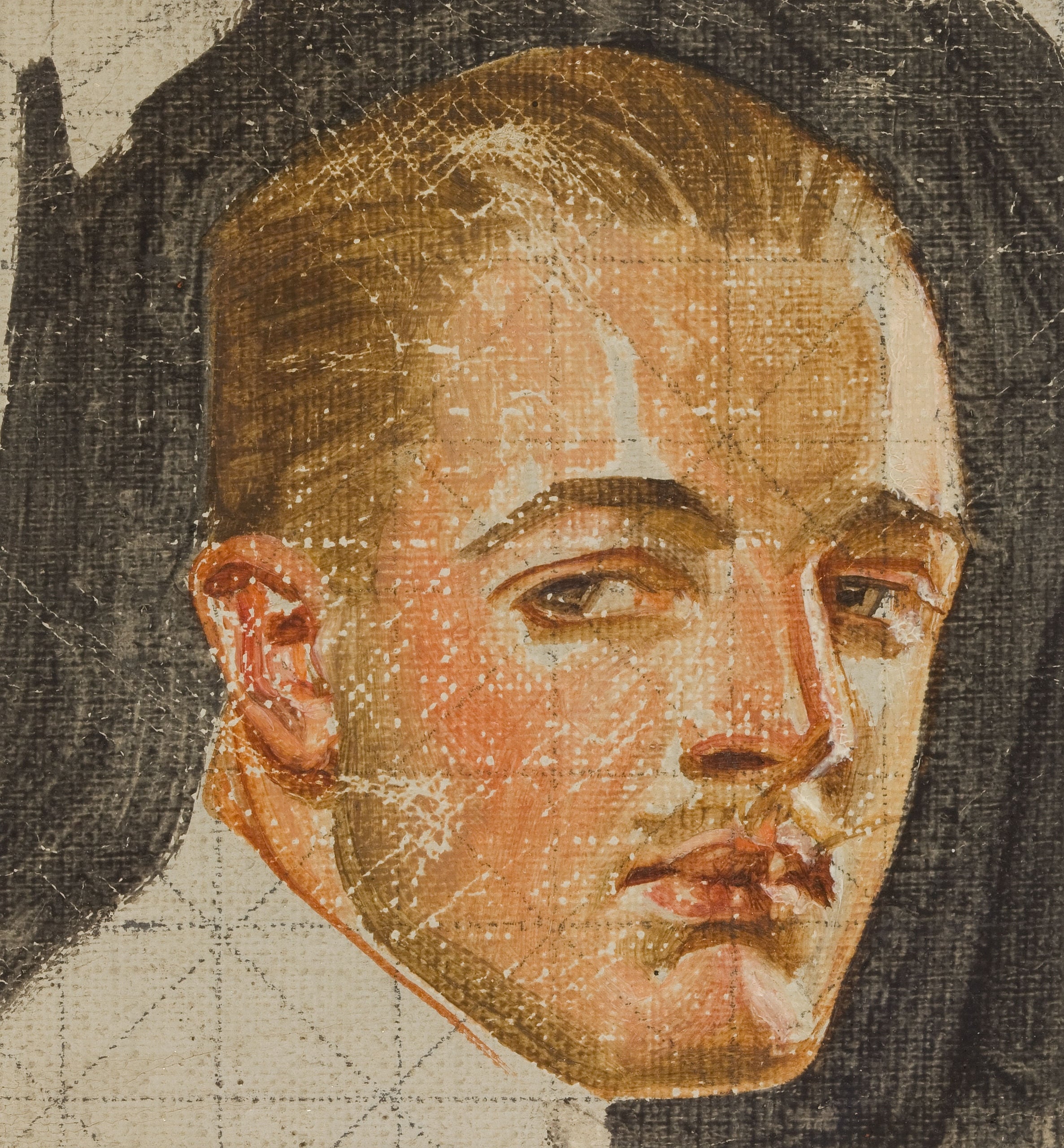 人物形象塑造主题 - 男子肖像 - 描绘男子面部神态特征 