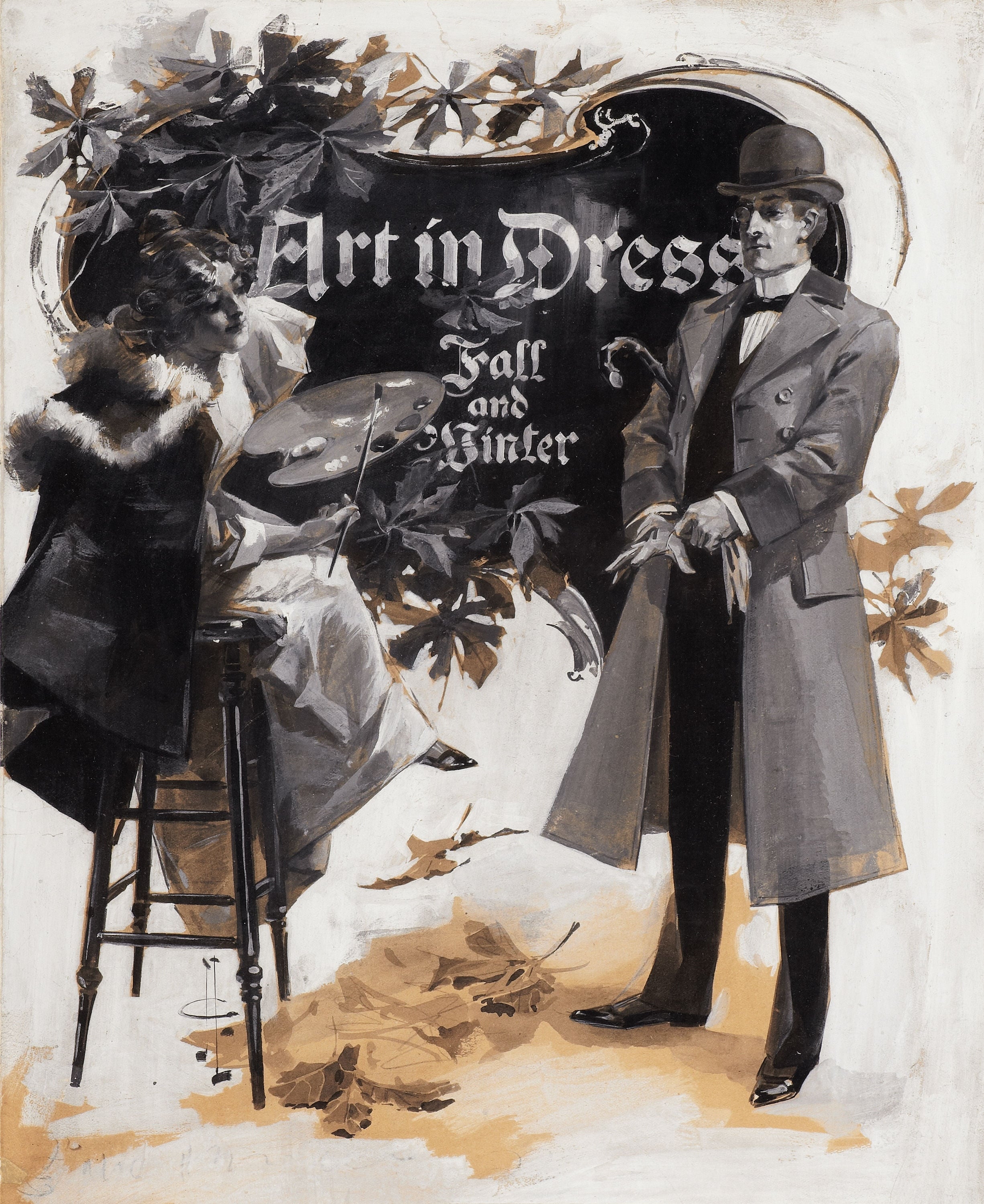 商业艺术表达主题 - Art in Dress - 展现秋冬服饰艺术风尚 