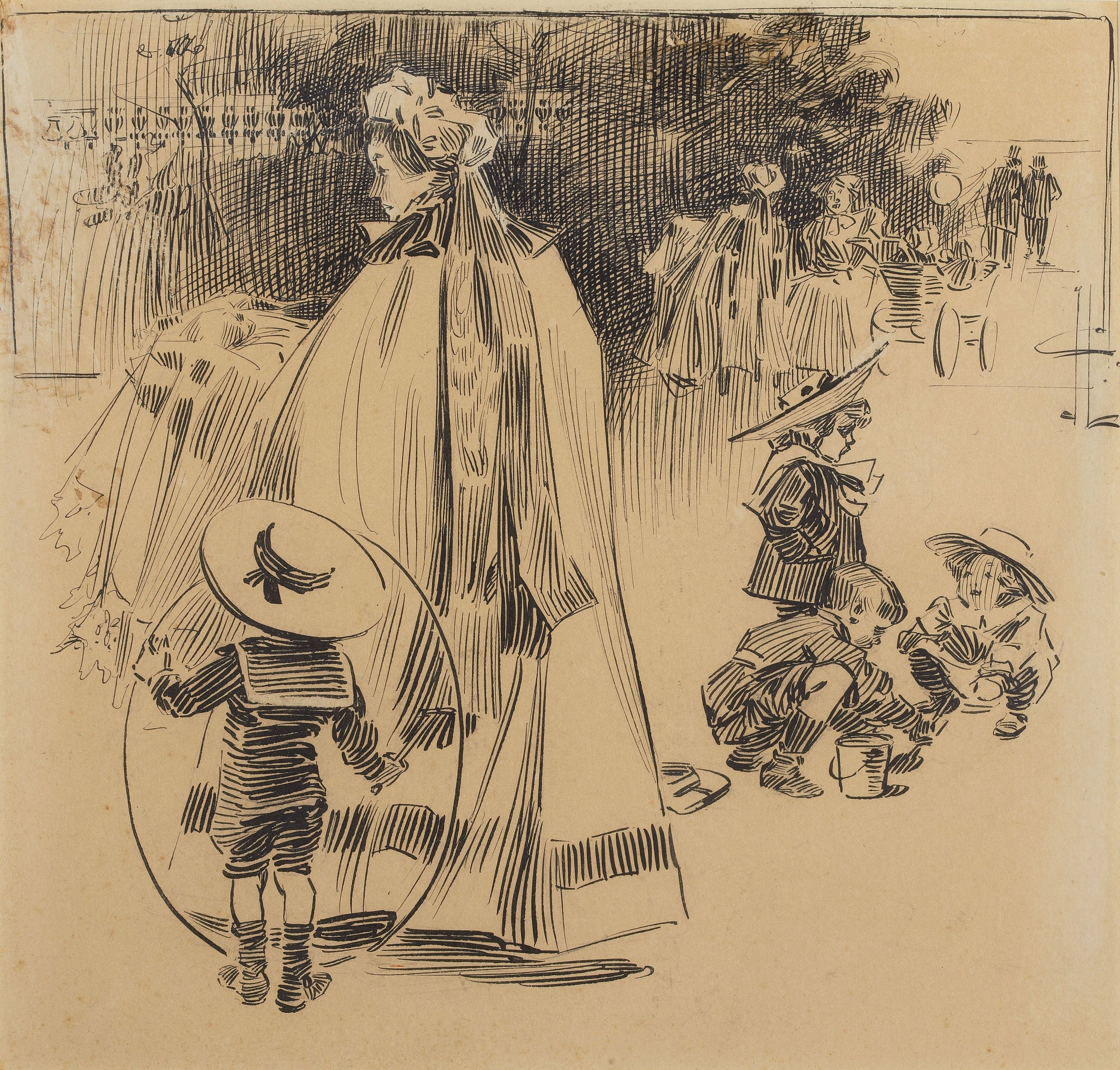 时尚生活展现主题 - 复古街头人物群像 - 描绘复古街头人物生活 