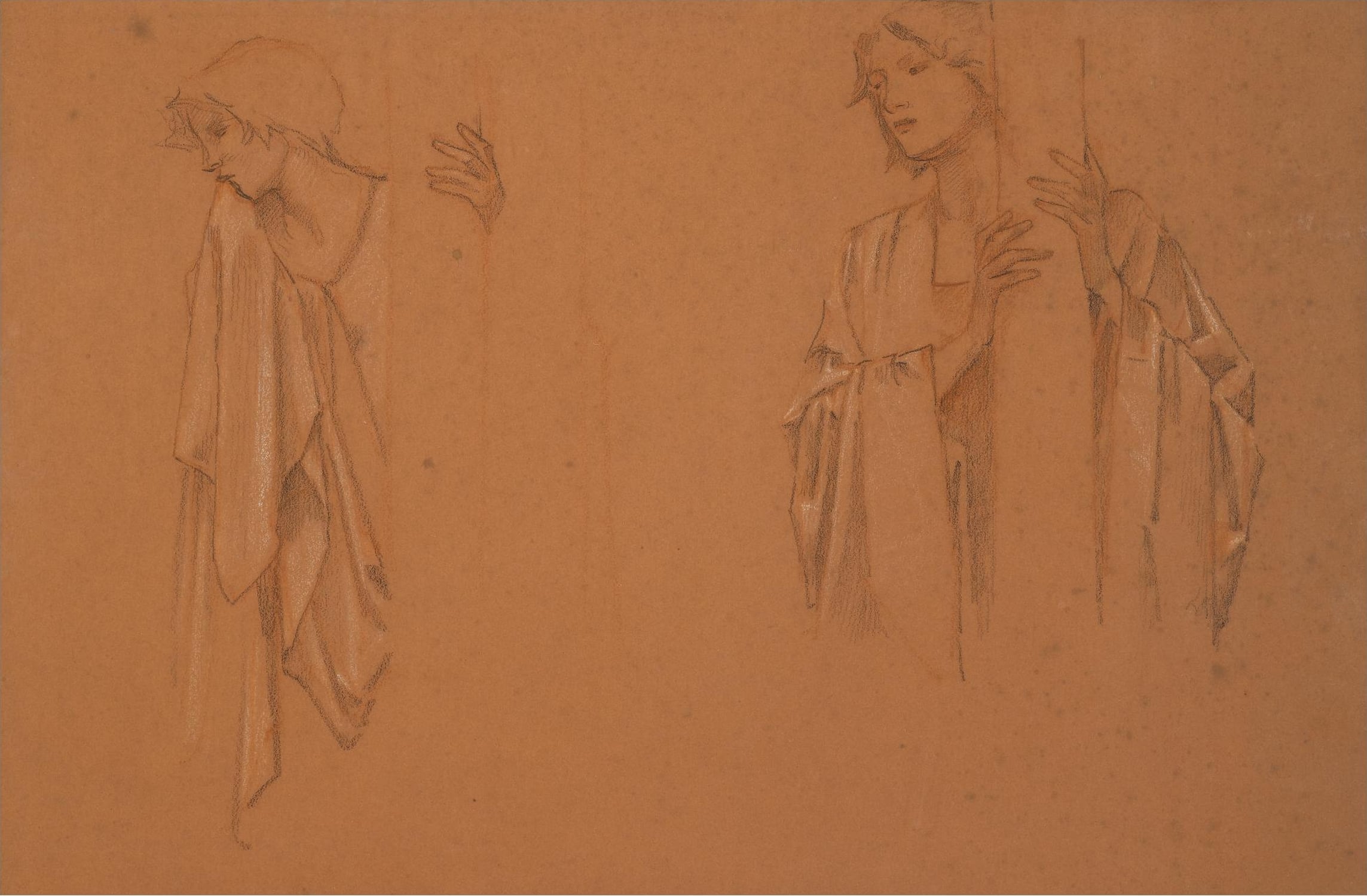 女性形象塑造主题 - 佚名女性素描 - 展现女性姿态与神韵 