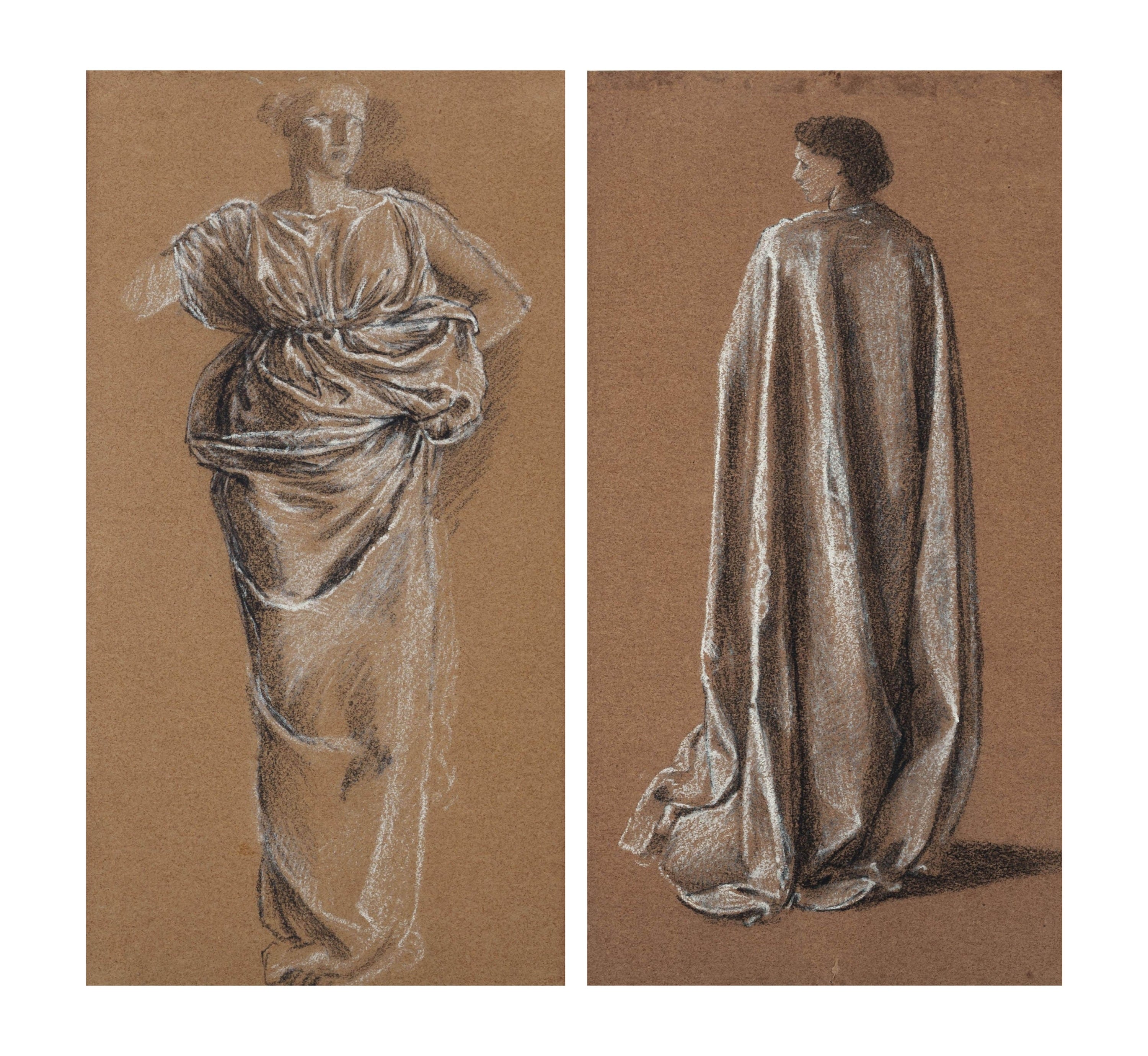 女性形象塑造主题 - 佚名女性素描 - 展现女性身姿与服饰美 