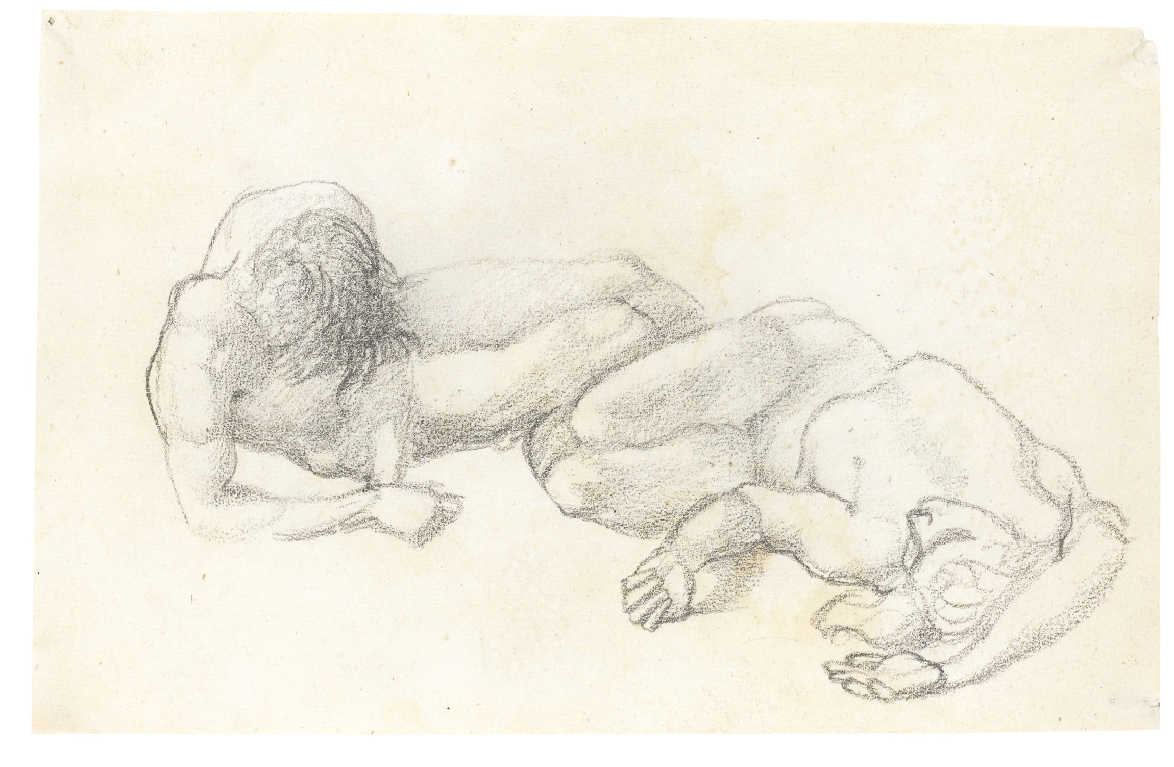 其他 - 人体素描习作 - 铅笔勾勒人体姿态 