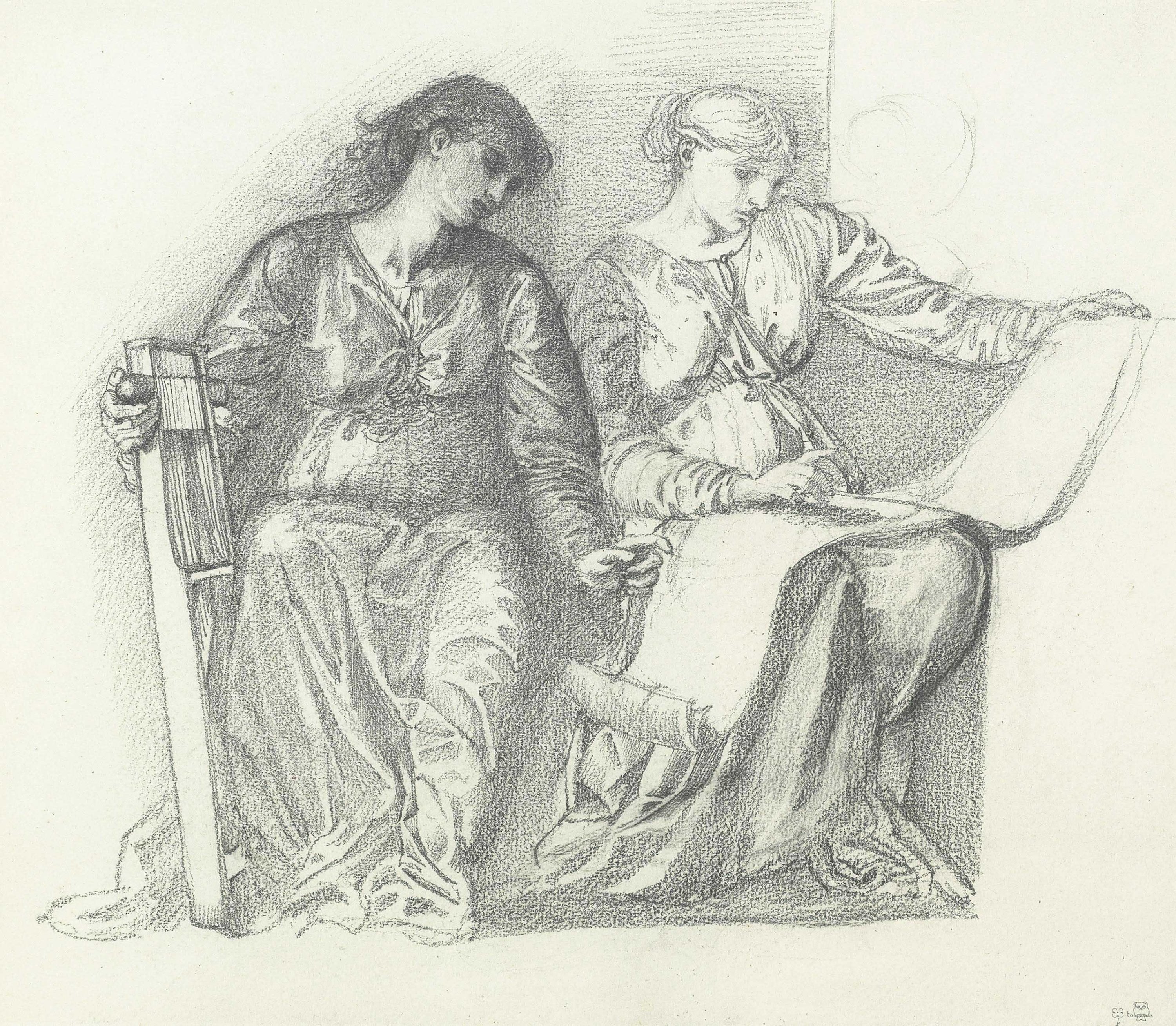 女性形象塑造主题 - 未知 - 两位女子姿态优雅动人 