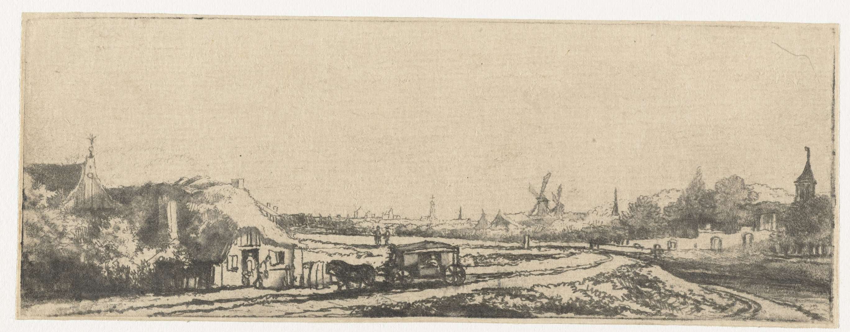 其他 - 未知名乡村风景画作 - 展现乡村质朴风光景致 