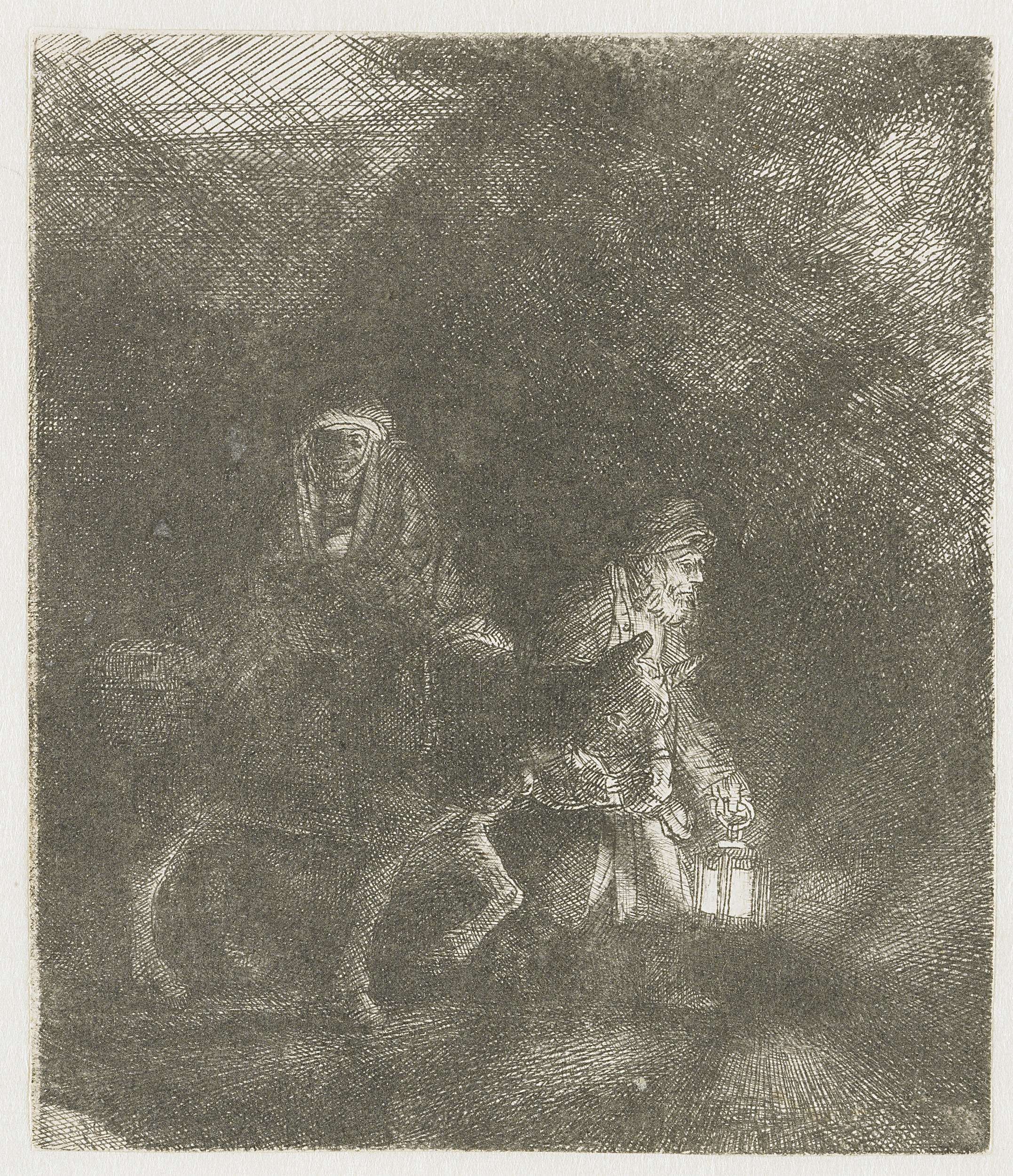 光影明暗对比主题 - 未知名画作 - 明暗交织展现独特氛围 