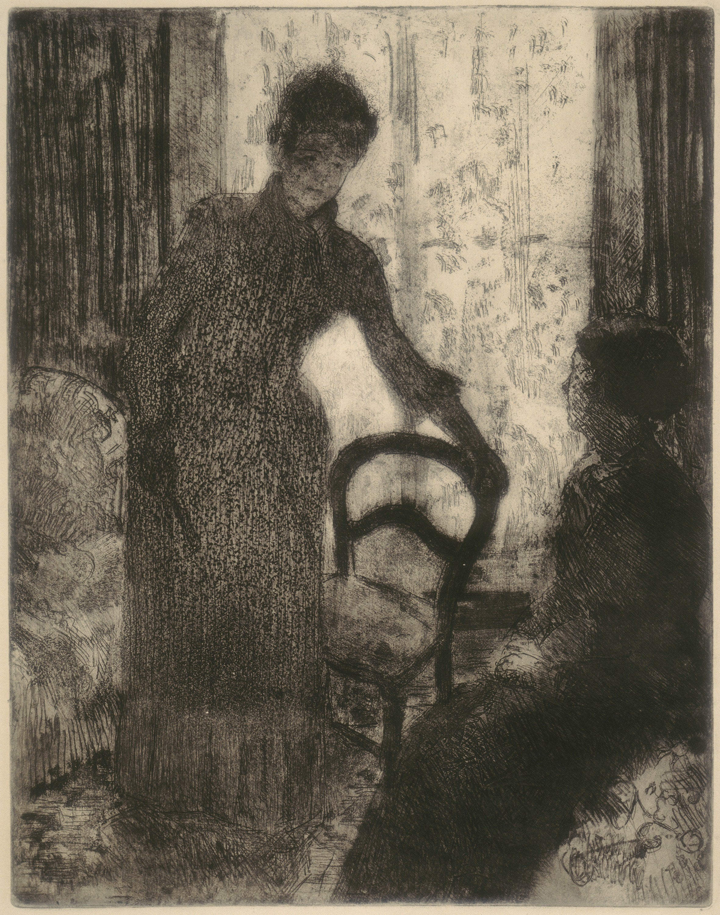 女性生活场景主题 - 未知 - 描绘室内女性互动场景 