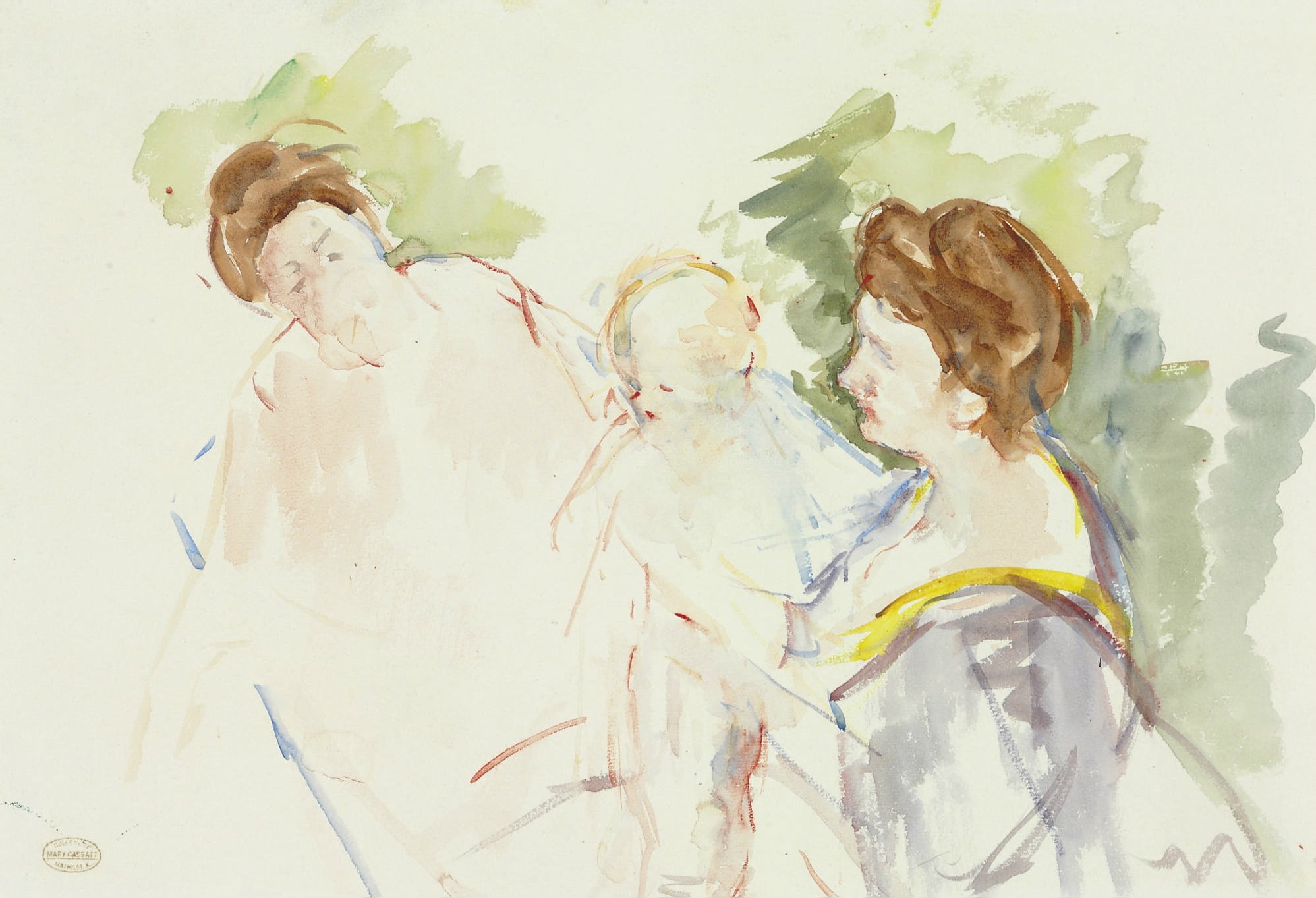 母子亲情表达主题 - 无具体名字 - 描绘母子间亲昵场景 