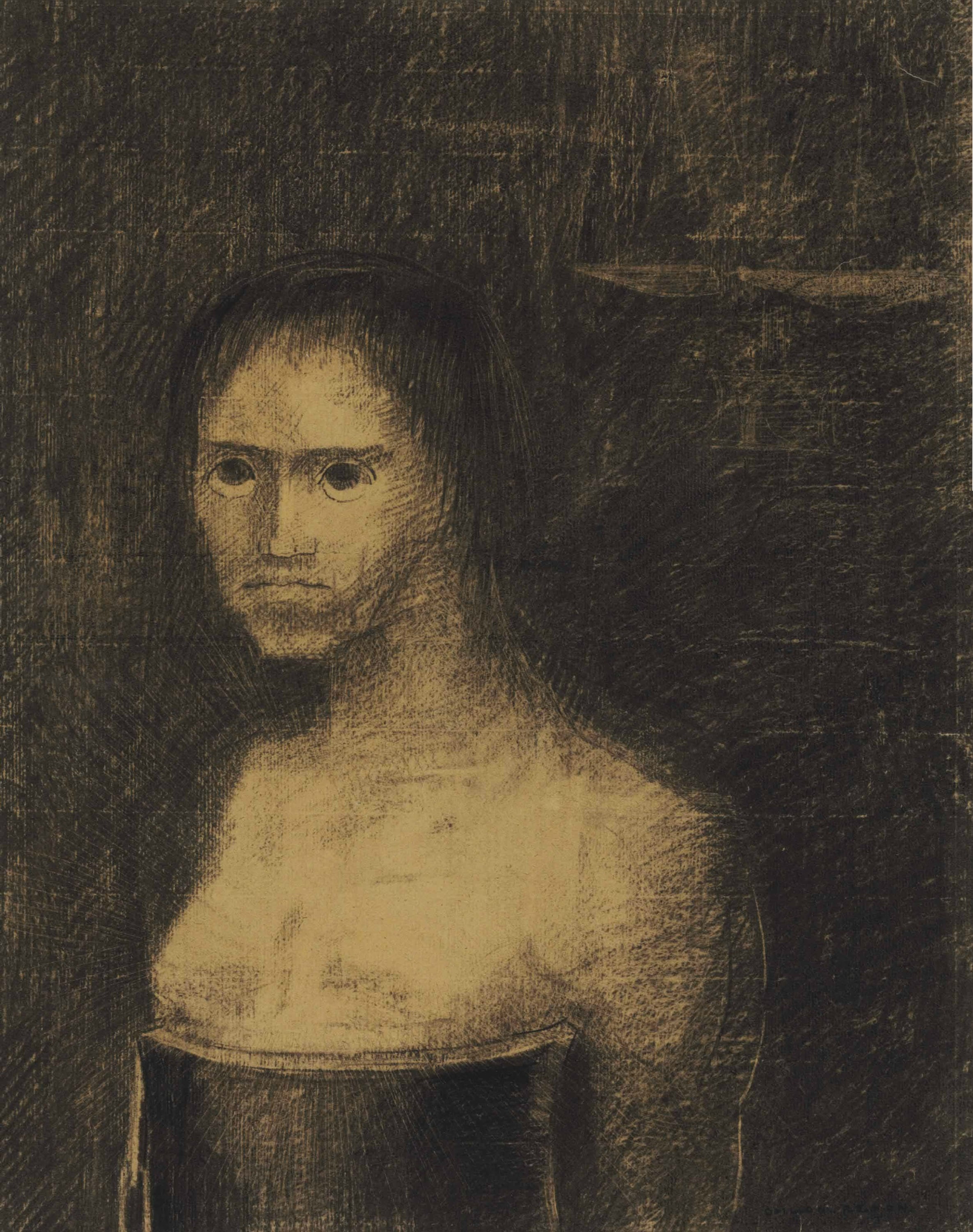 内心世界表达主题 - 无题 - 以线条展现人物内心状态 