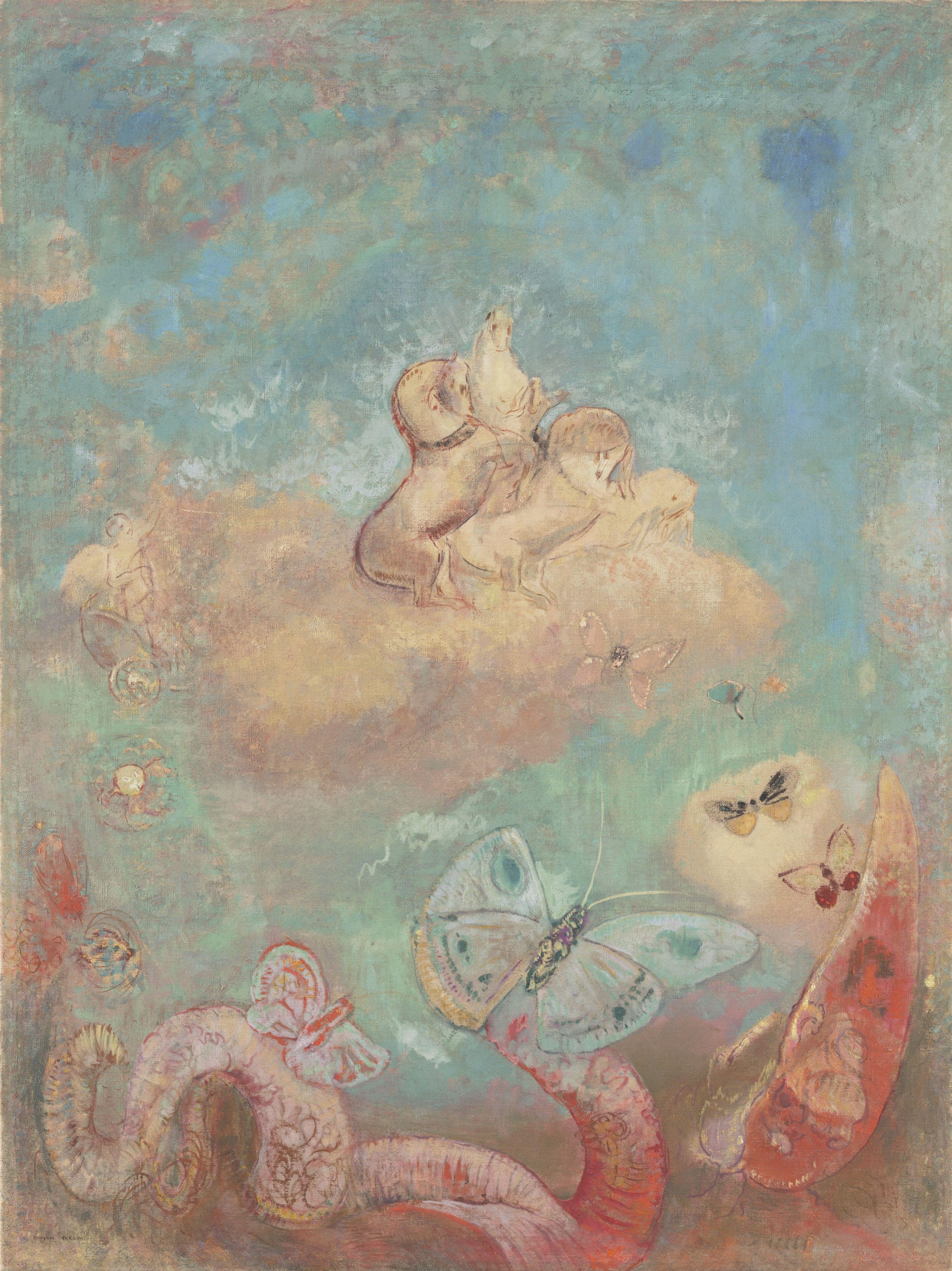 象征梦幻场景主题 - 未知 - 梦幻生物共处于奇幻空间 