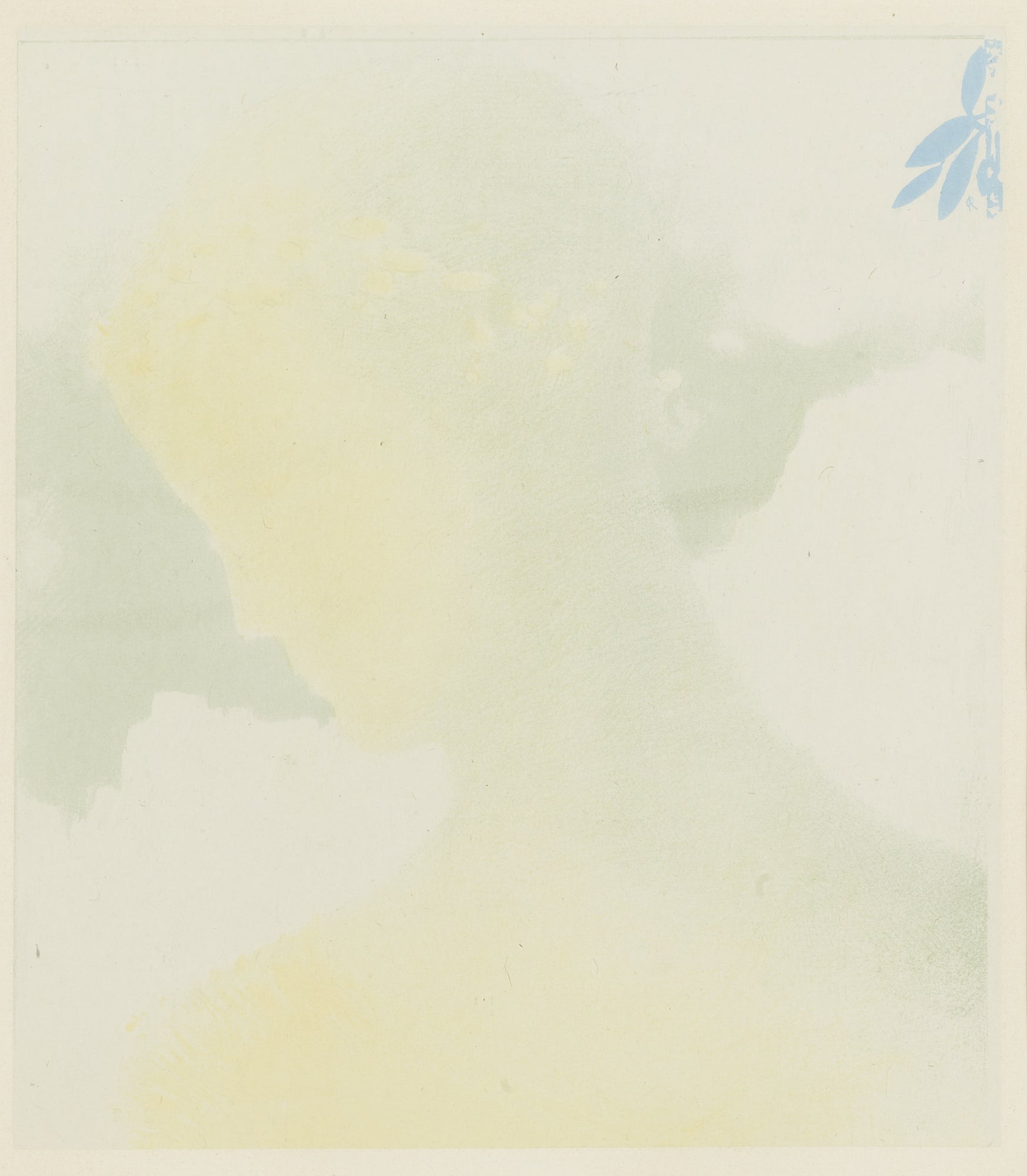 抽象元素运用主题 - 无 - 淡色抽象笔触构成画面 