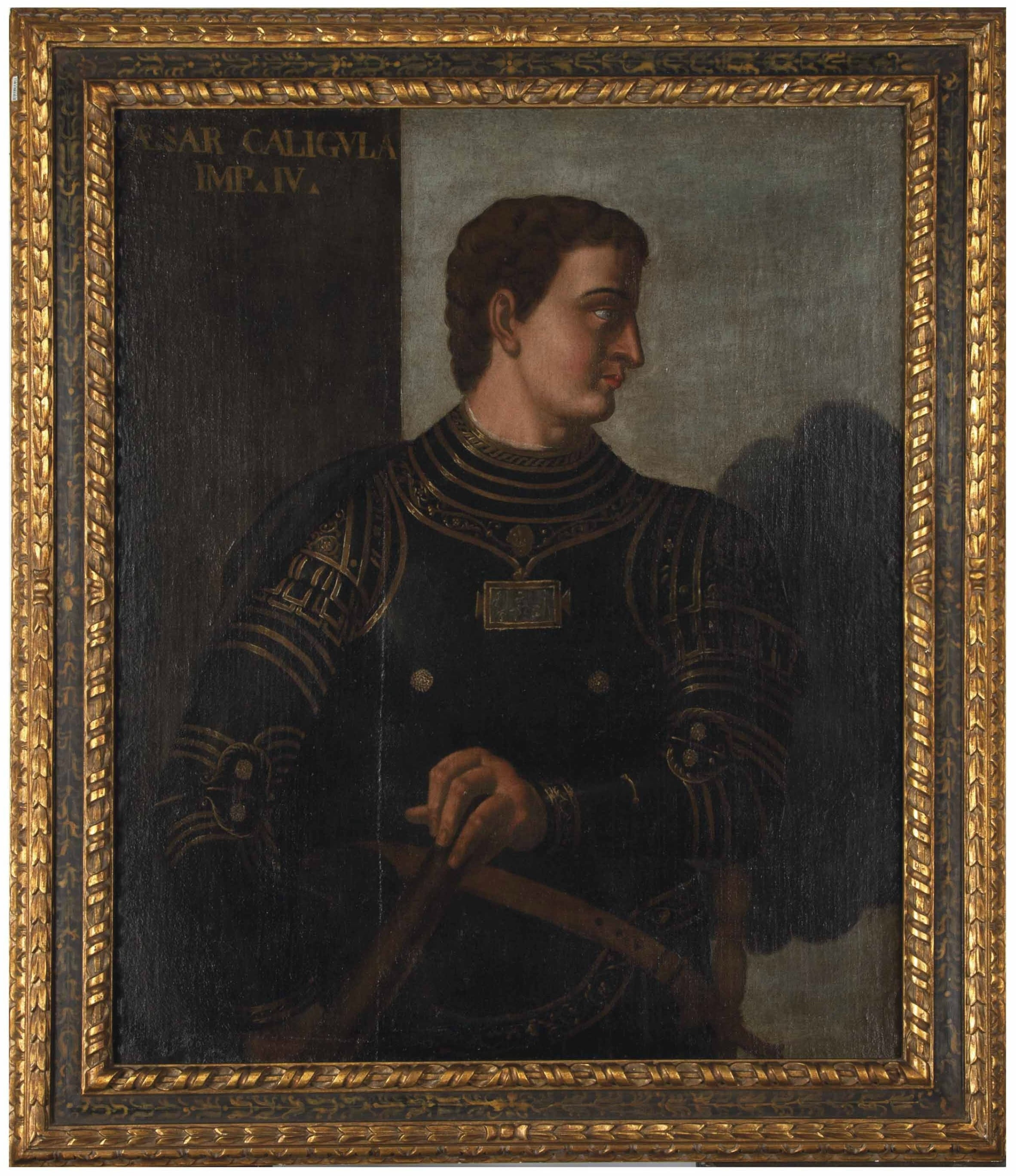 人物肖像刻画主题 - 卡利古拉肖像 - 绘罗马帝王卡利古拉 