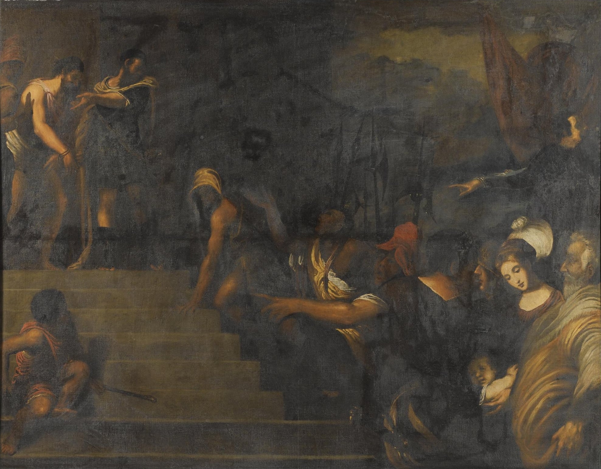 历史故事再现主题 - 未知作品 - 人物群像展现历史场景 