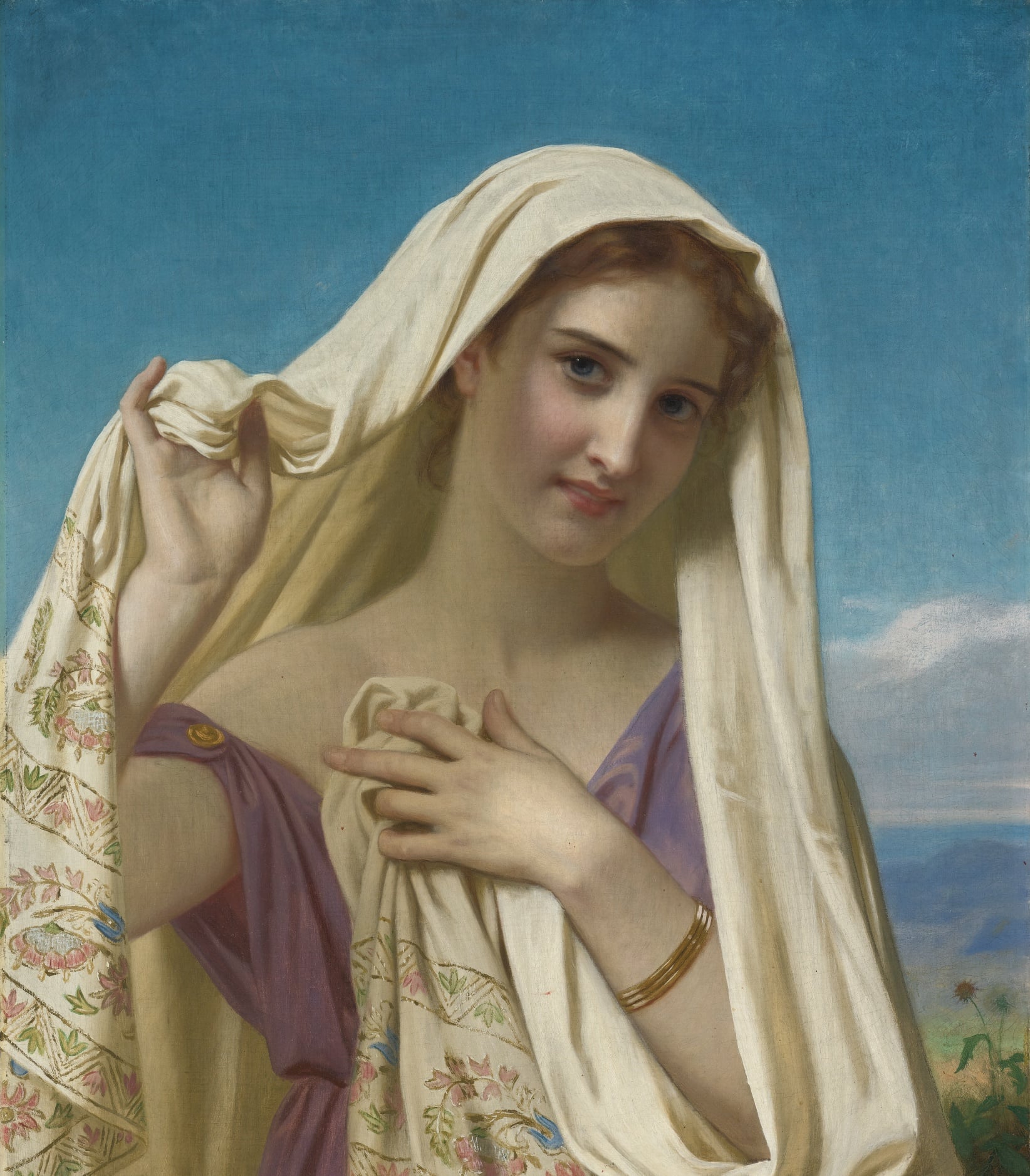 画面唯美追求主题 - 未知 - 优雅少女轻挽头巾之美 