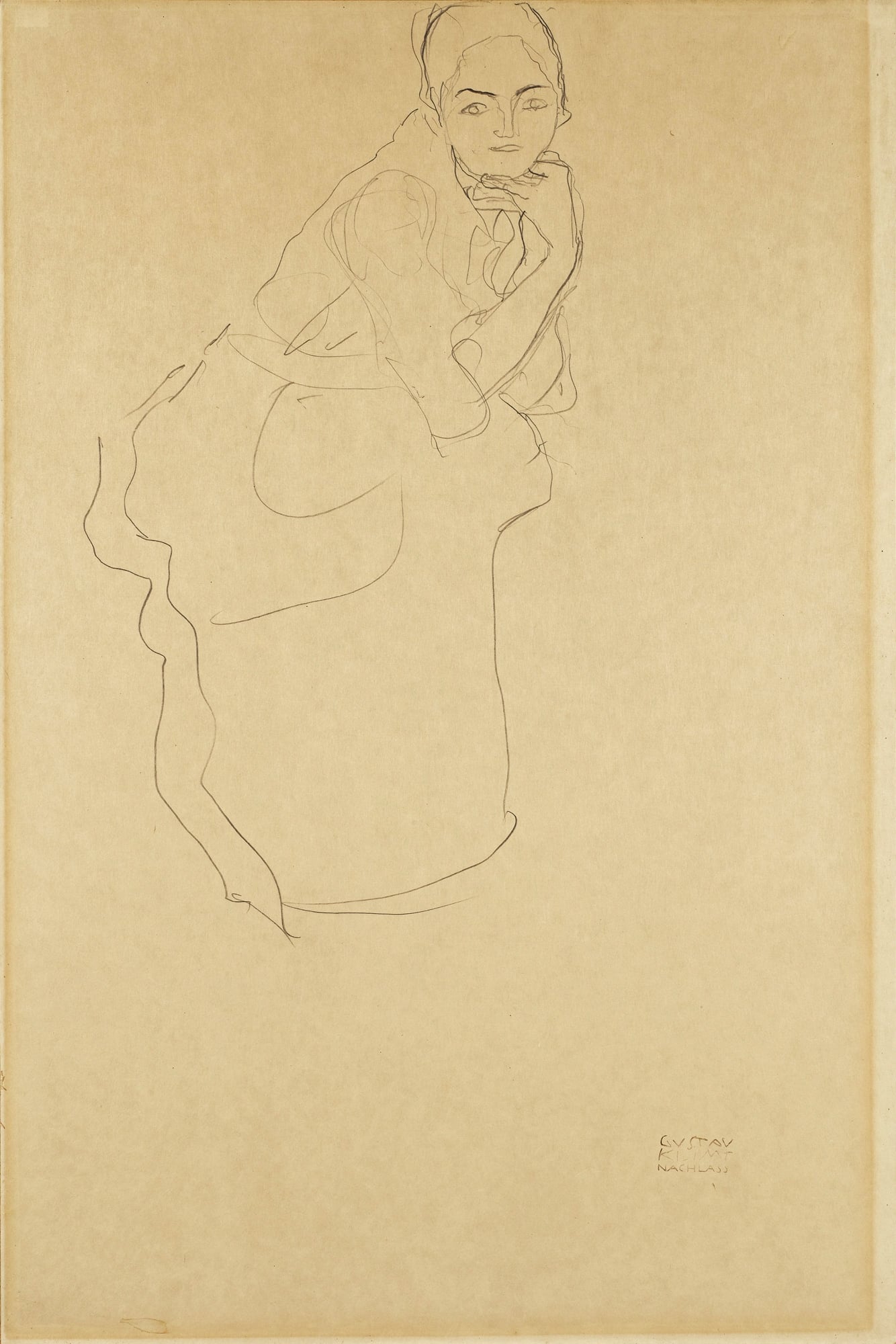 其他 - 佚名作品 - 简洁线条勾勒女性姿态 