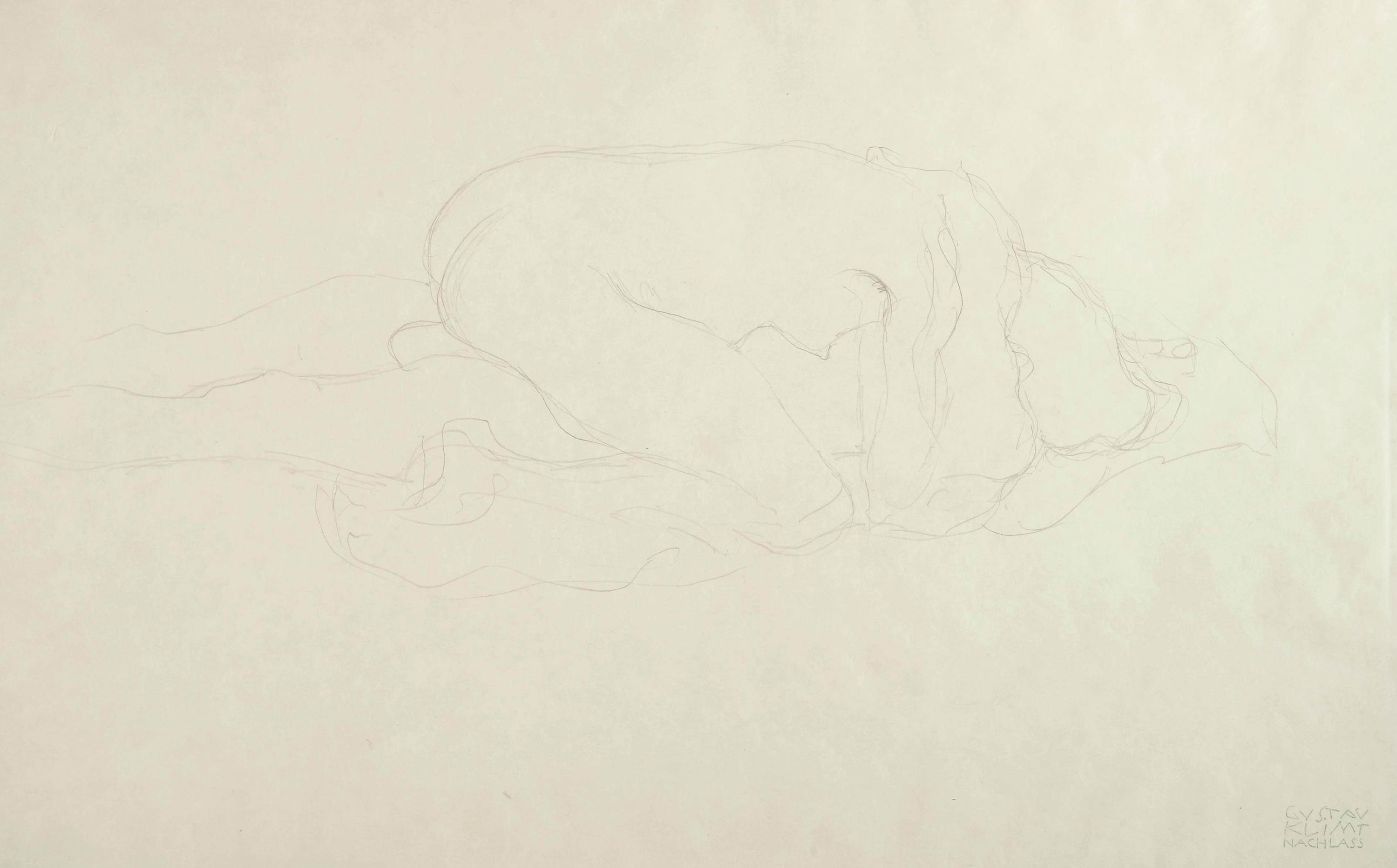 女性人体之美主题 - 无题 - 线条勾勒女性身体形态 