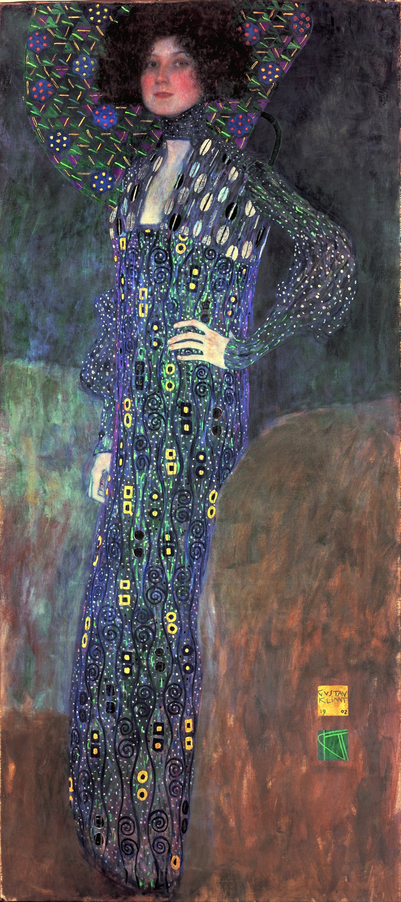 金色元素运用主题 - 艾蒂儿肖像二 - 金色装饰展现女性优雅 