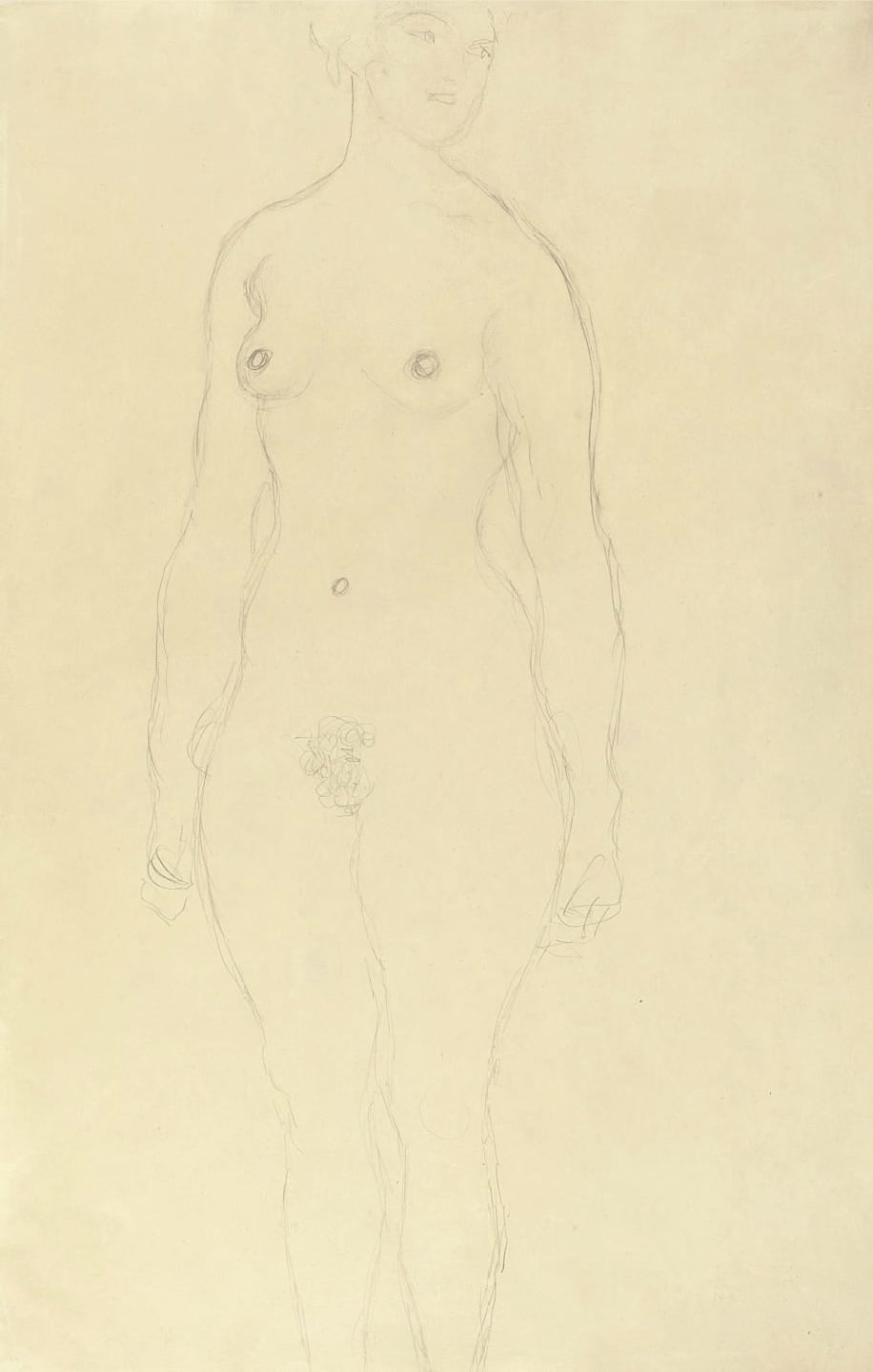 女性人体之美主题 - 无题 - 简洁线条勾勒女性身姿 