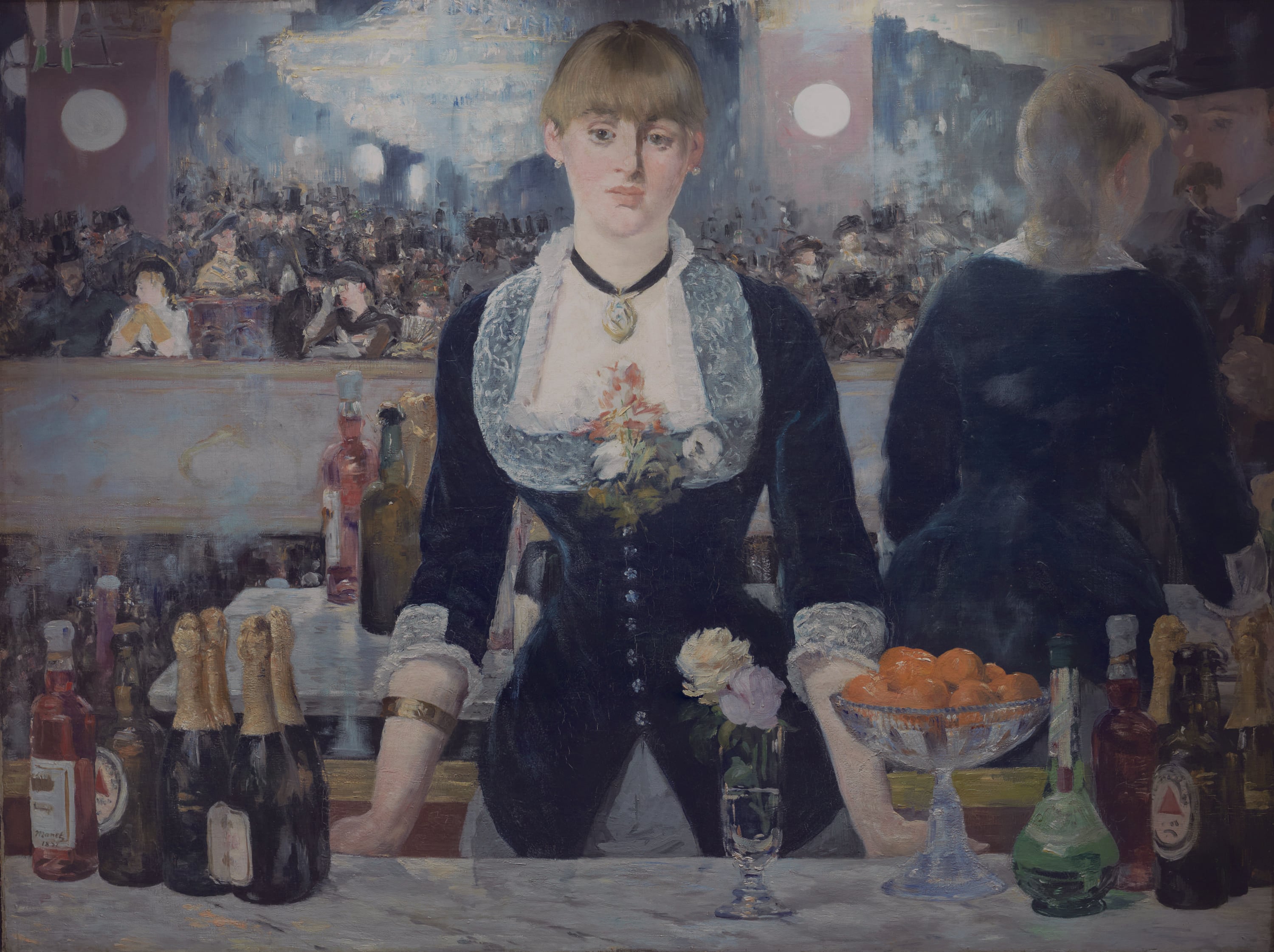 现代生活场景主题 - 酒吧女招待 - 描绘酒吧女招待工作场景 