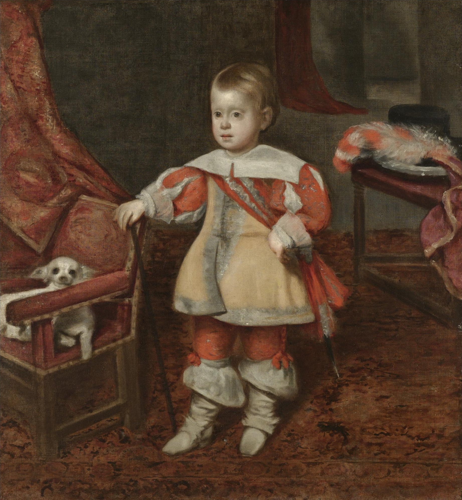 宫廷肖像刻画主题 - 幼年王子肖像 - 绘幼年王子华丽着装模样 