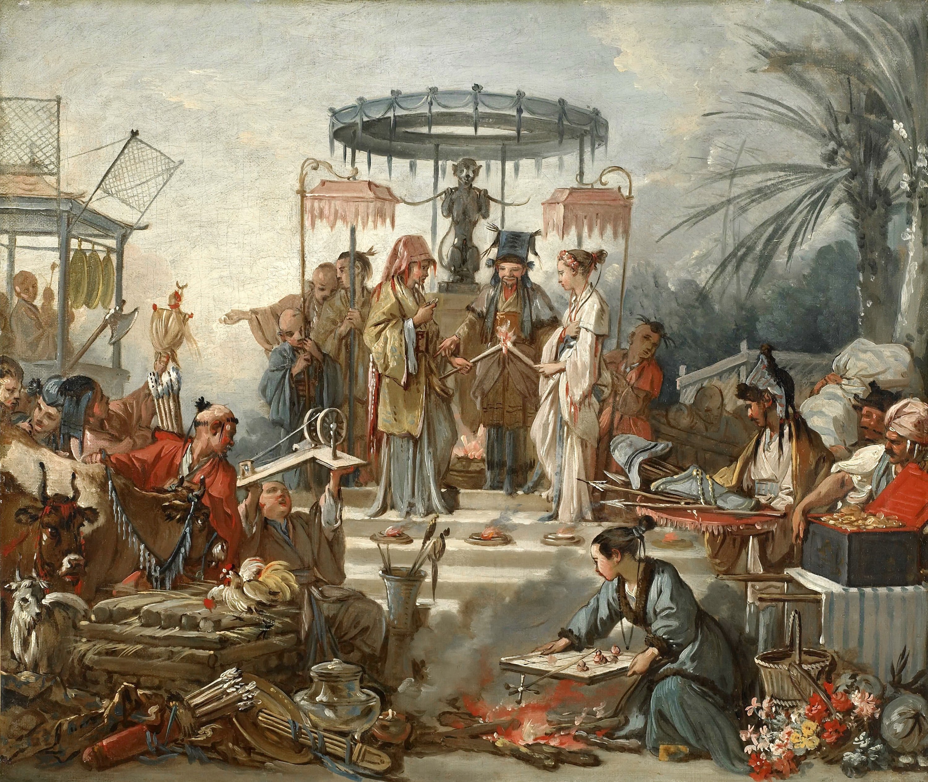 其他 - 中国的仪式 - 展现中式仪式场景画面 