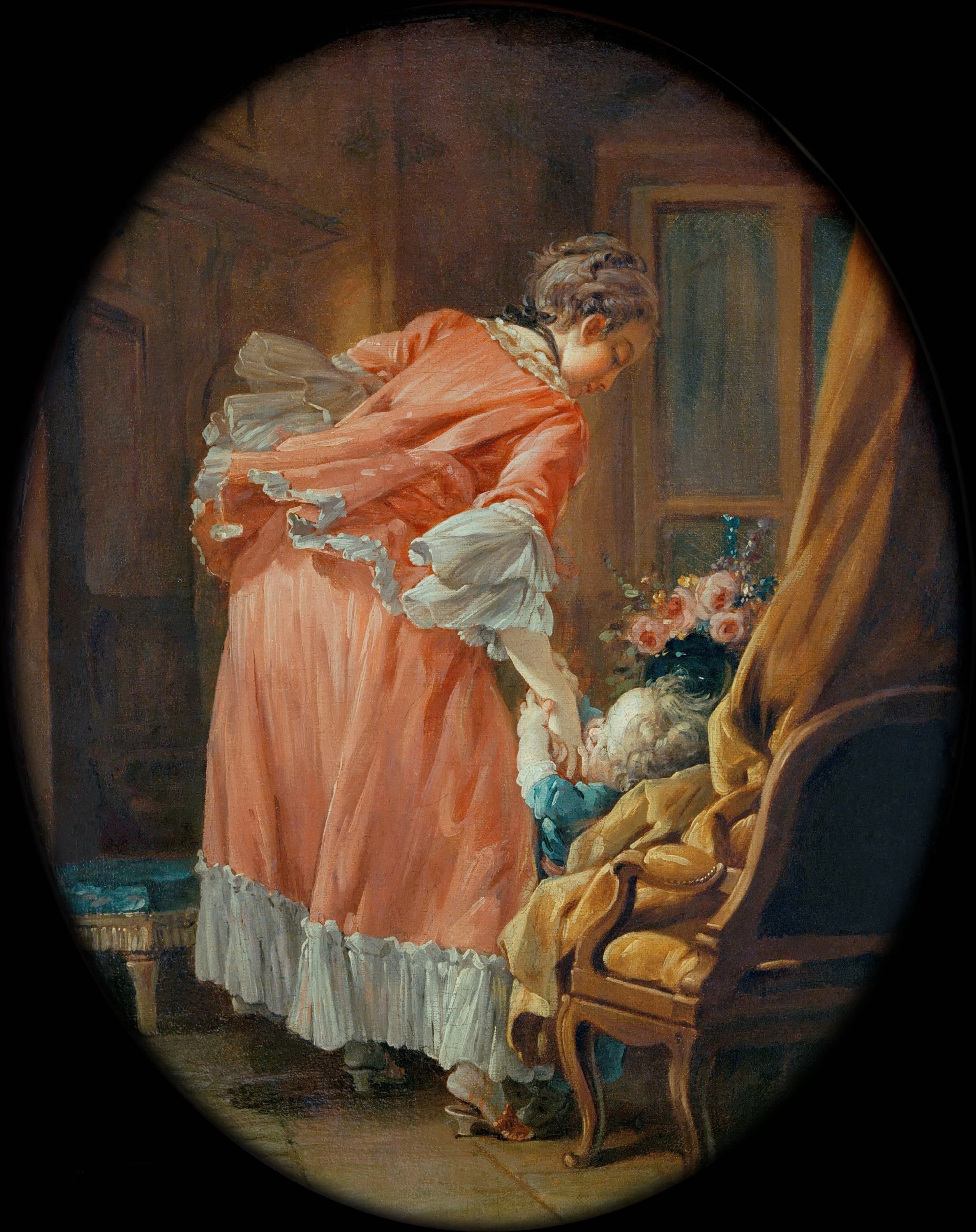 洛可可风格体现主题 - 未知 - 展现洛可可风女性温柔瞬间 