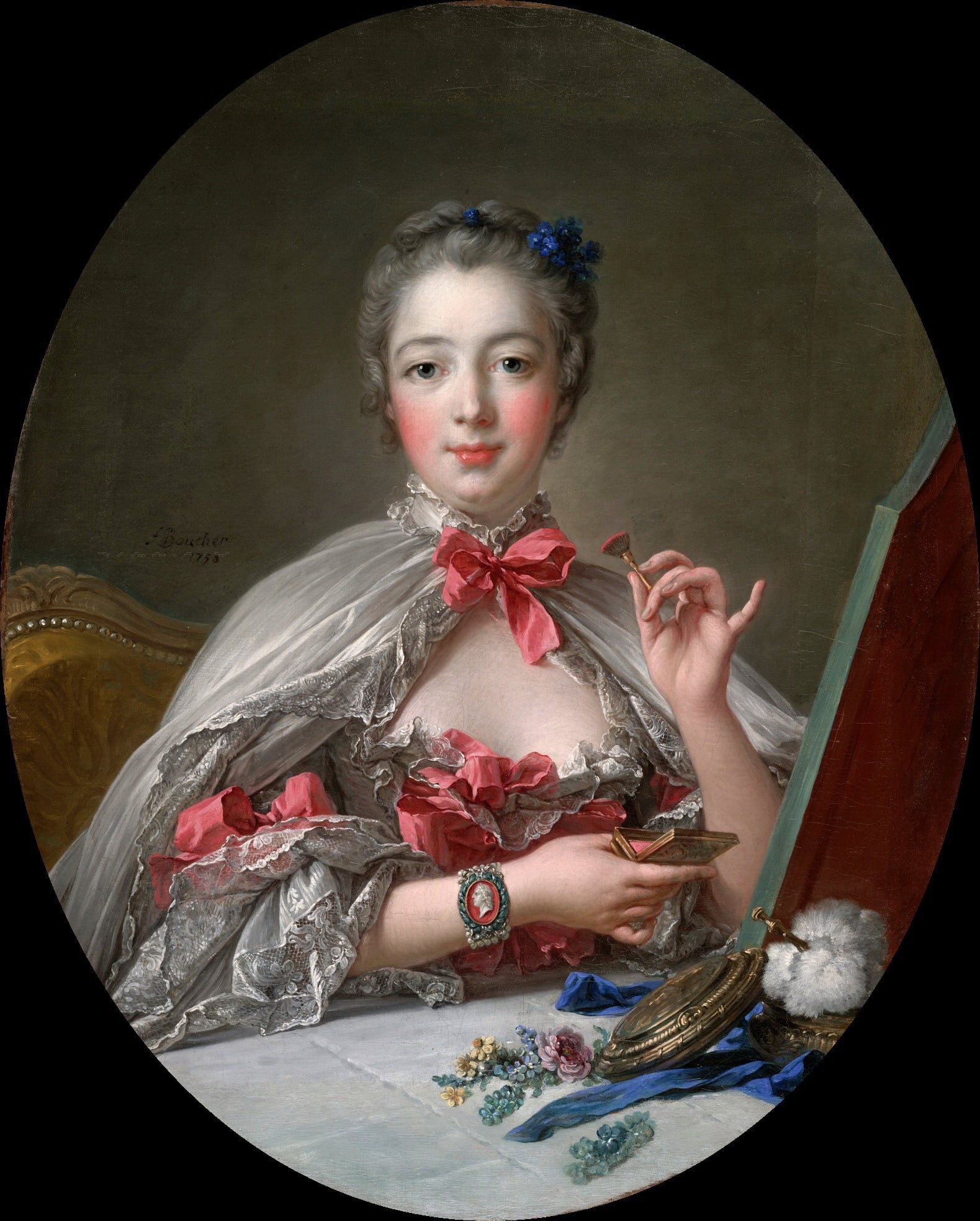 洛可可风格体现主题 - 未知 - 展现洛可可风女性优雅 