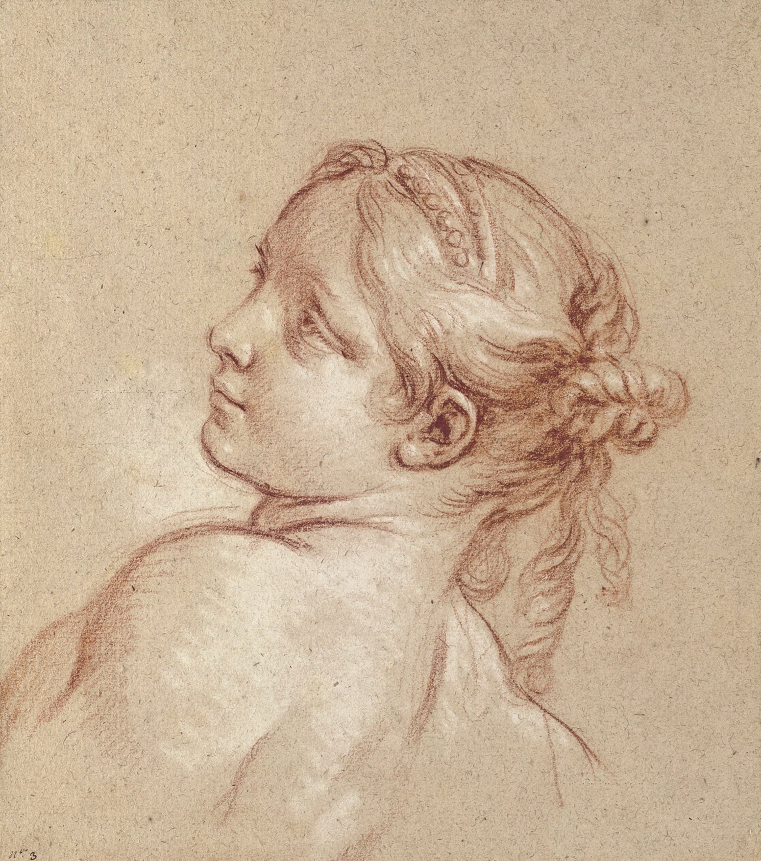 女性柔美形象主题 - 未知名女性头像 - 勾勒女性柔美侧面轮廓 