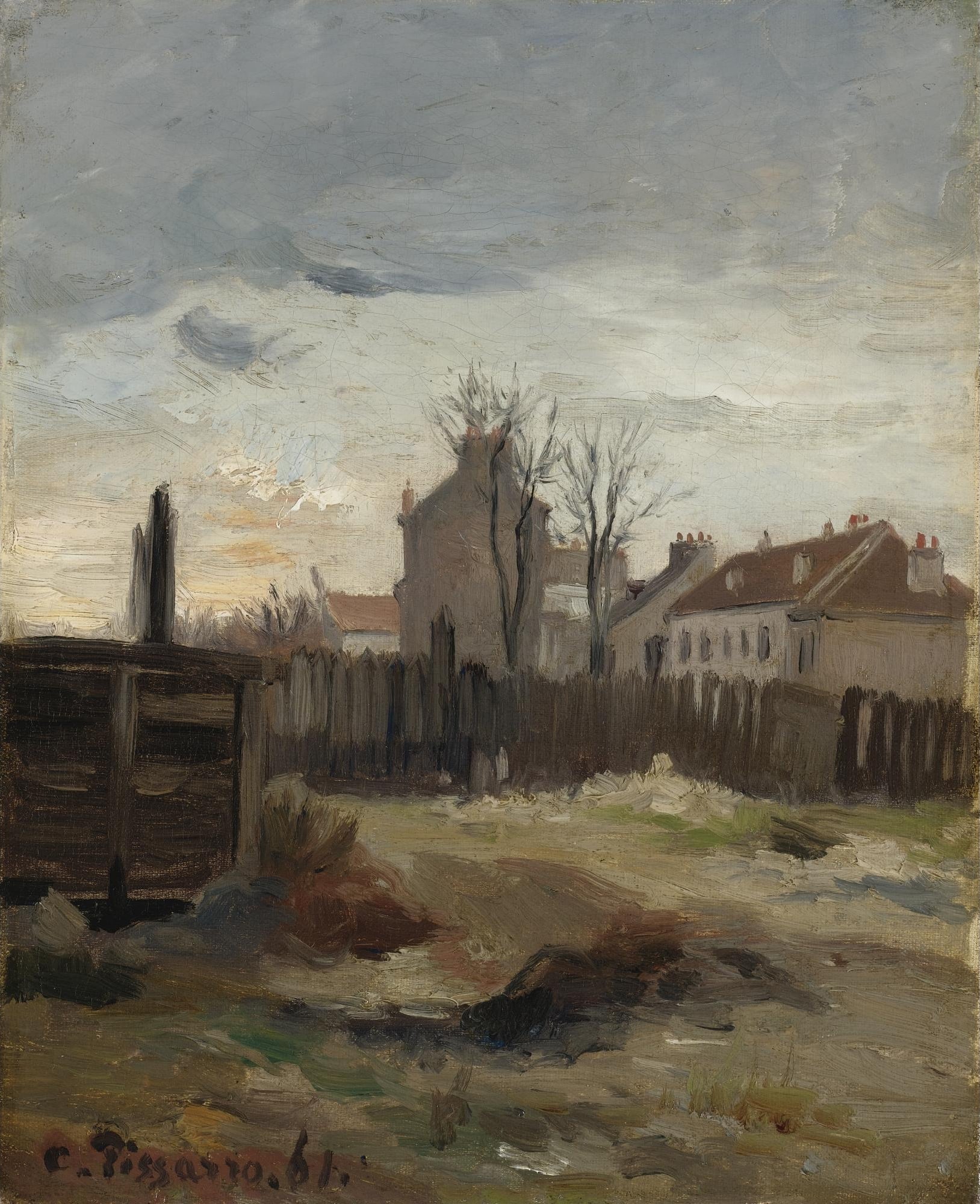 乡村风景风貌主题 - 未知名乡村画作 - 展现乡村质朴建筑景致 