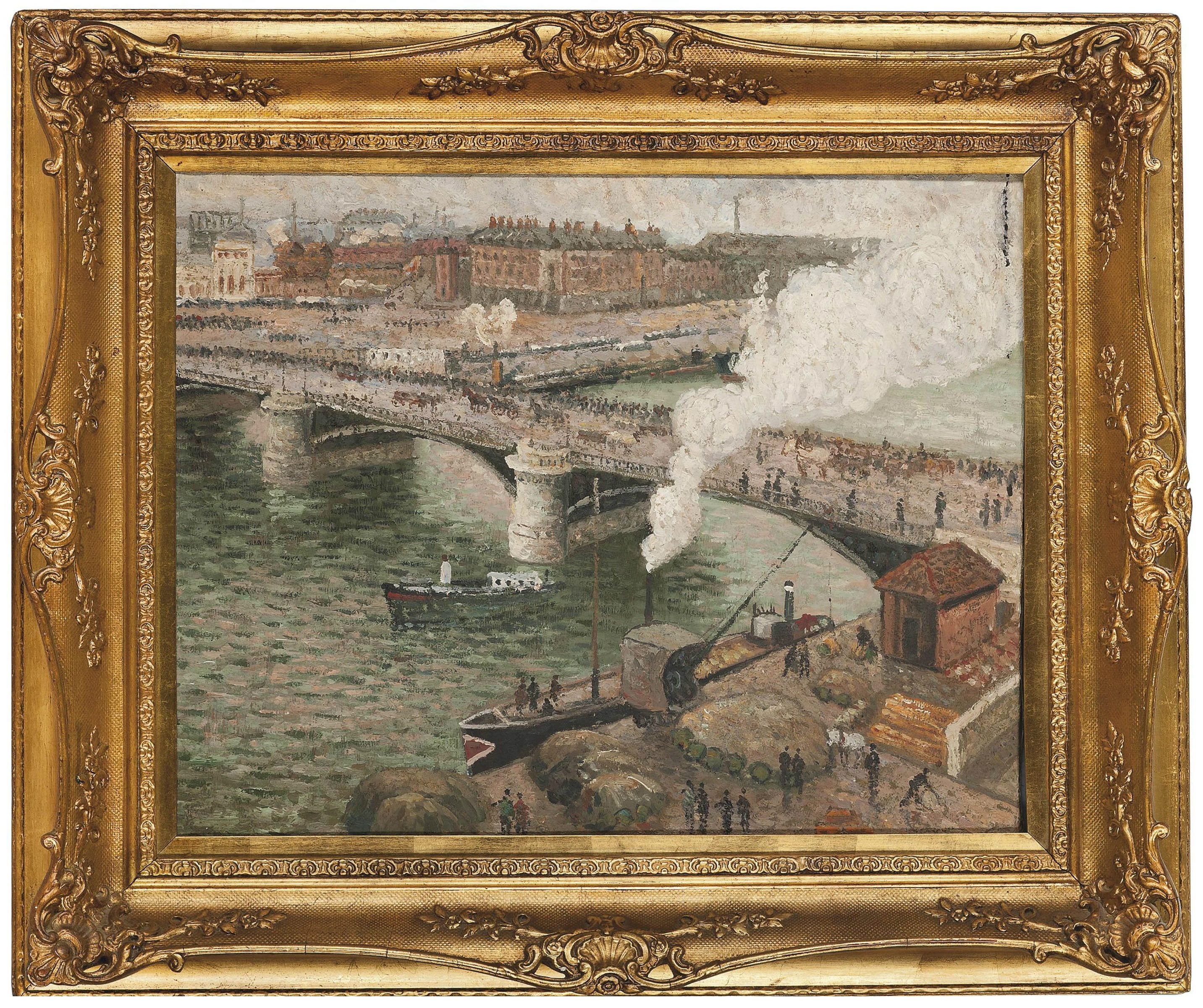 城市街景描绘主题 - 未知 - 展现桥上桥下城市景象 