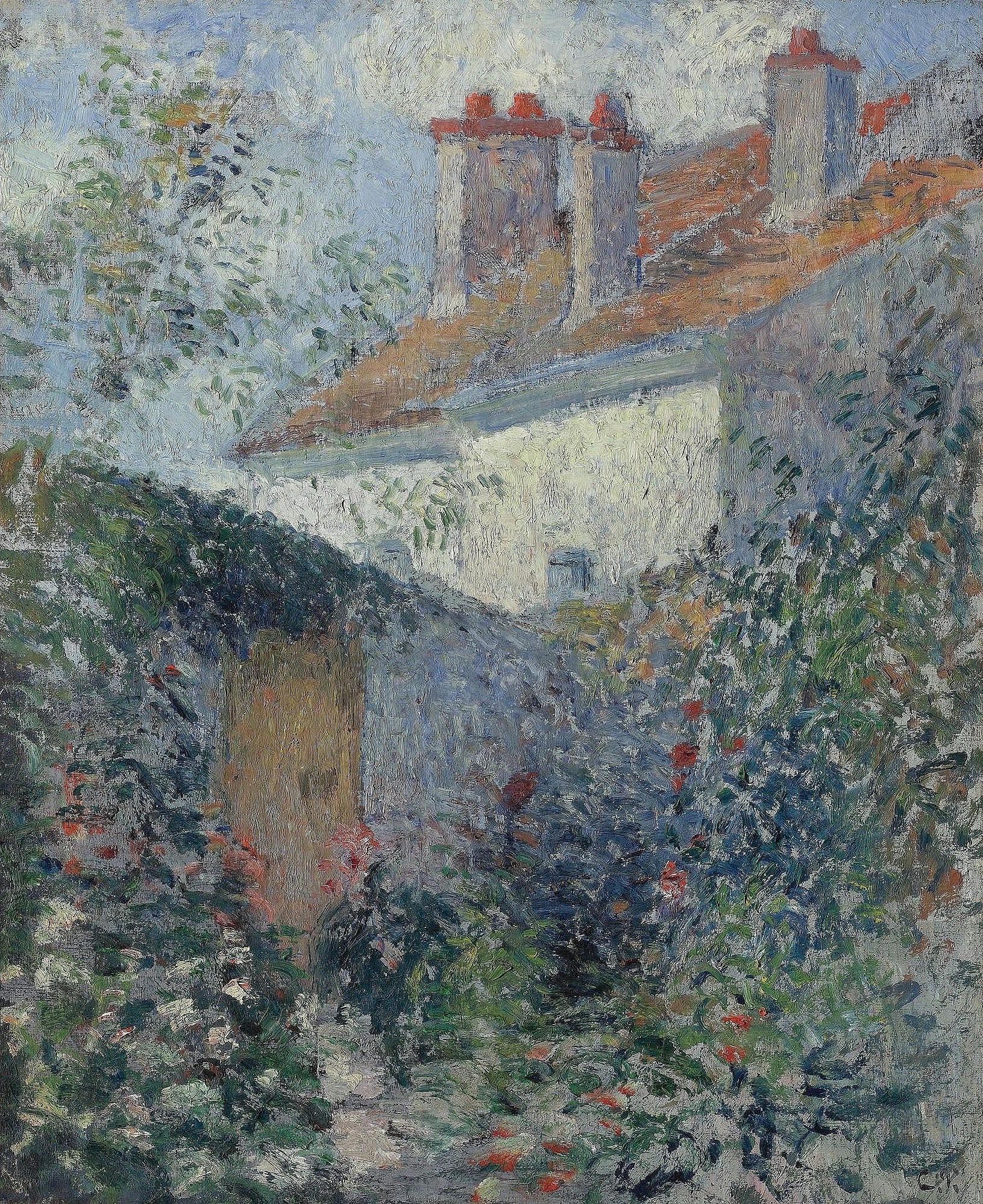 印象派光影效果主题 - 未知名画作 - 光影交织下的景致呈现 