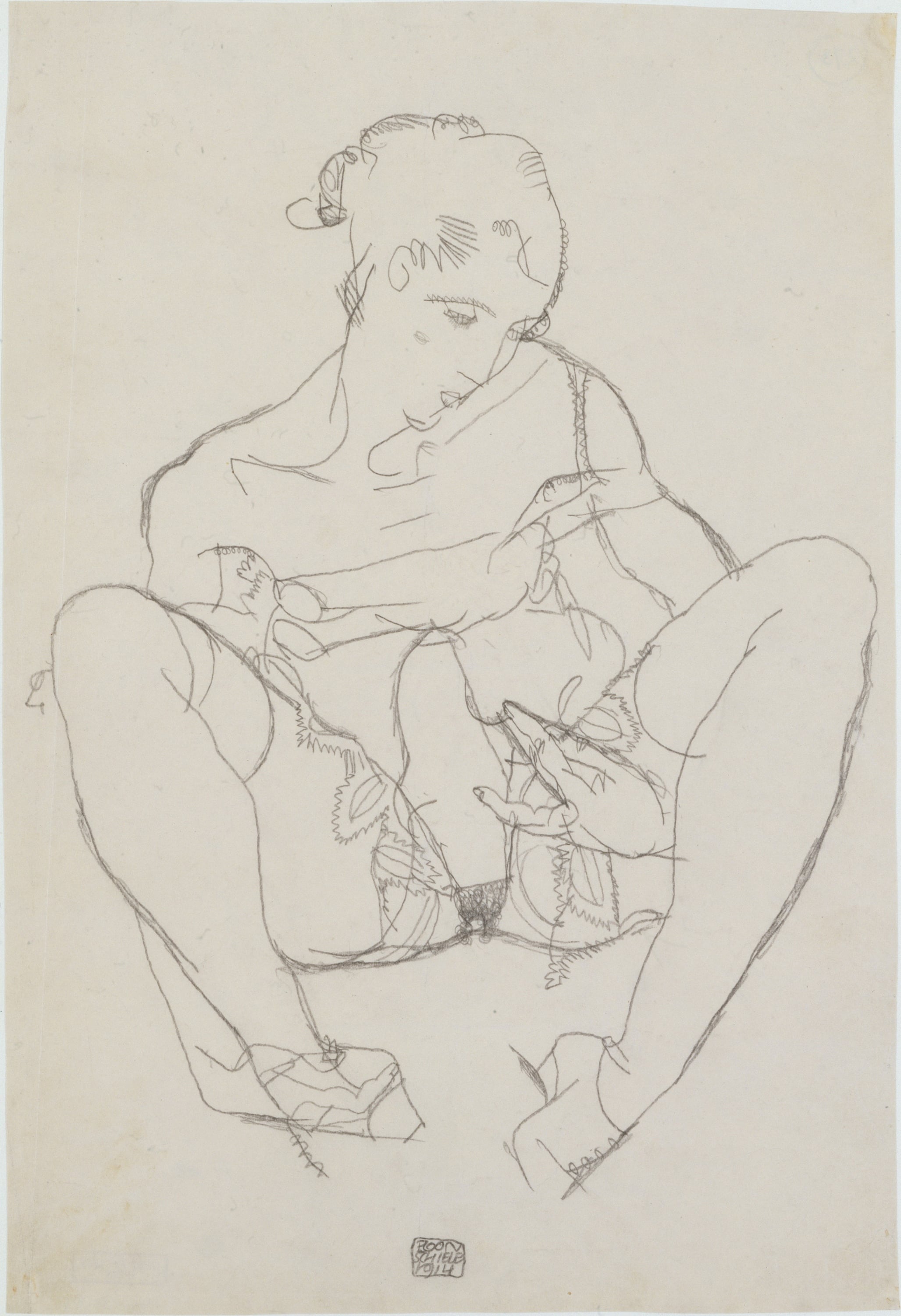 其他 - 无题 - 简洁线条勾勒人物形态 