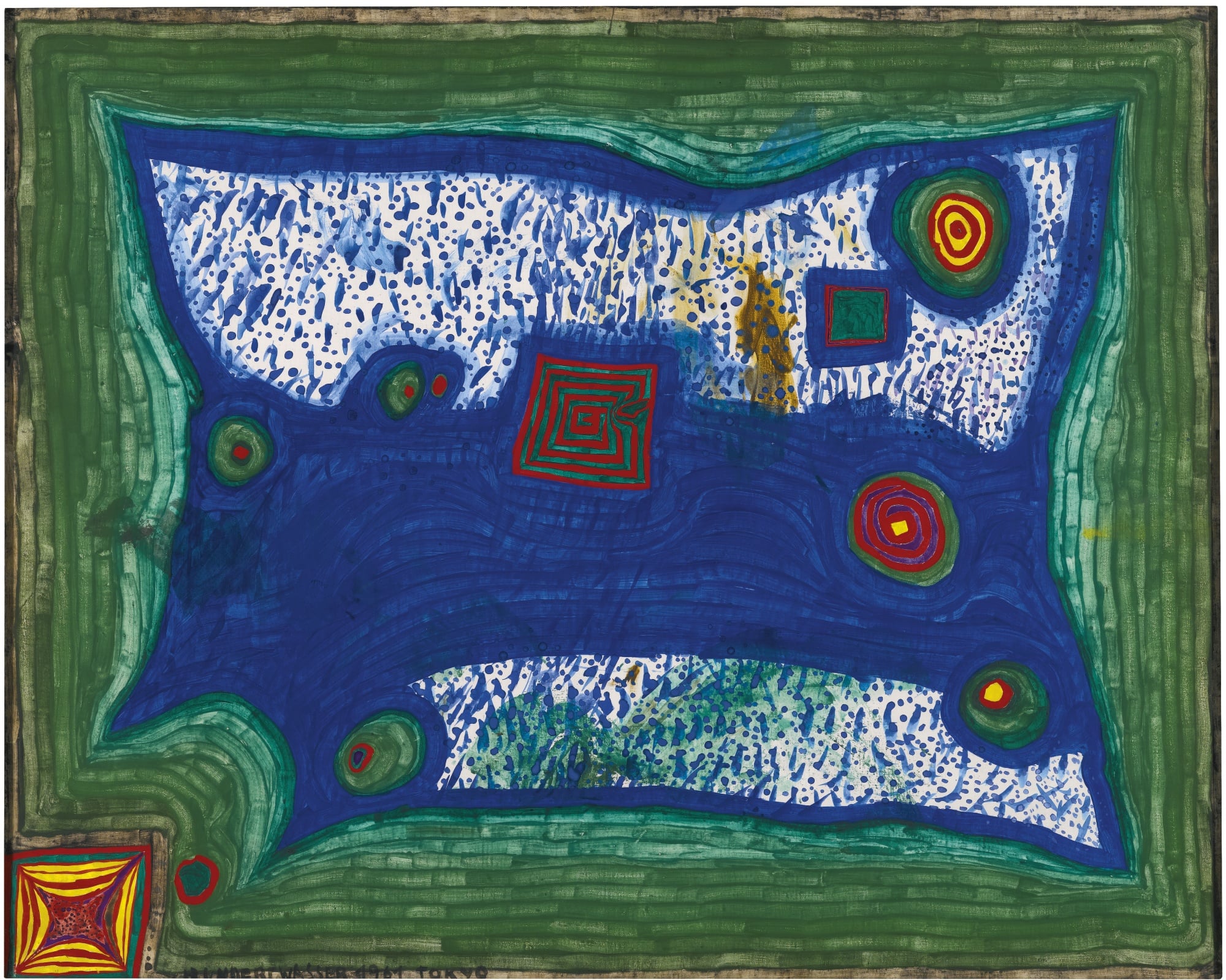 其他 - 无题 - 色彩丰富的抽象画作 