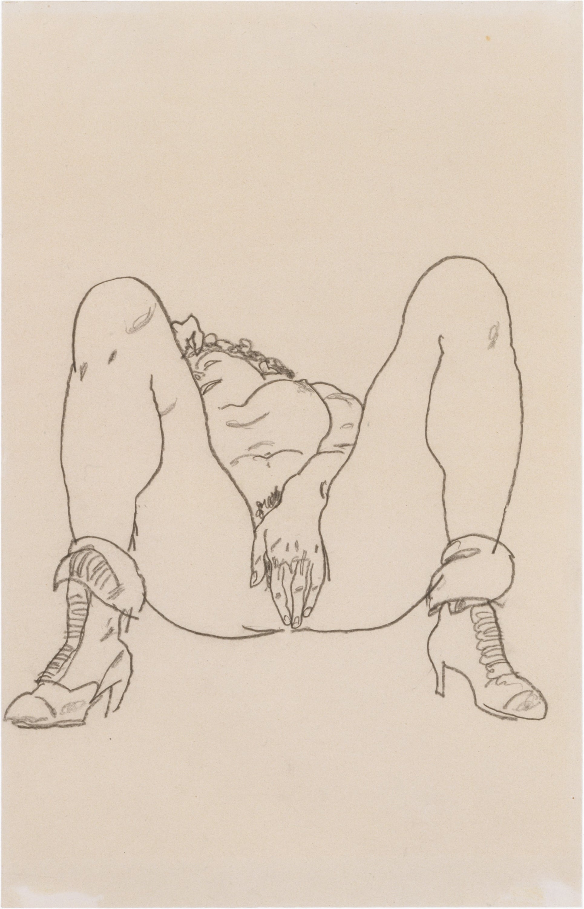 人体扭曲变形主题 - 无题 - 描绘扭曲姿势的人体画面 