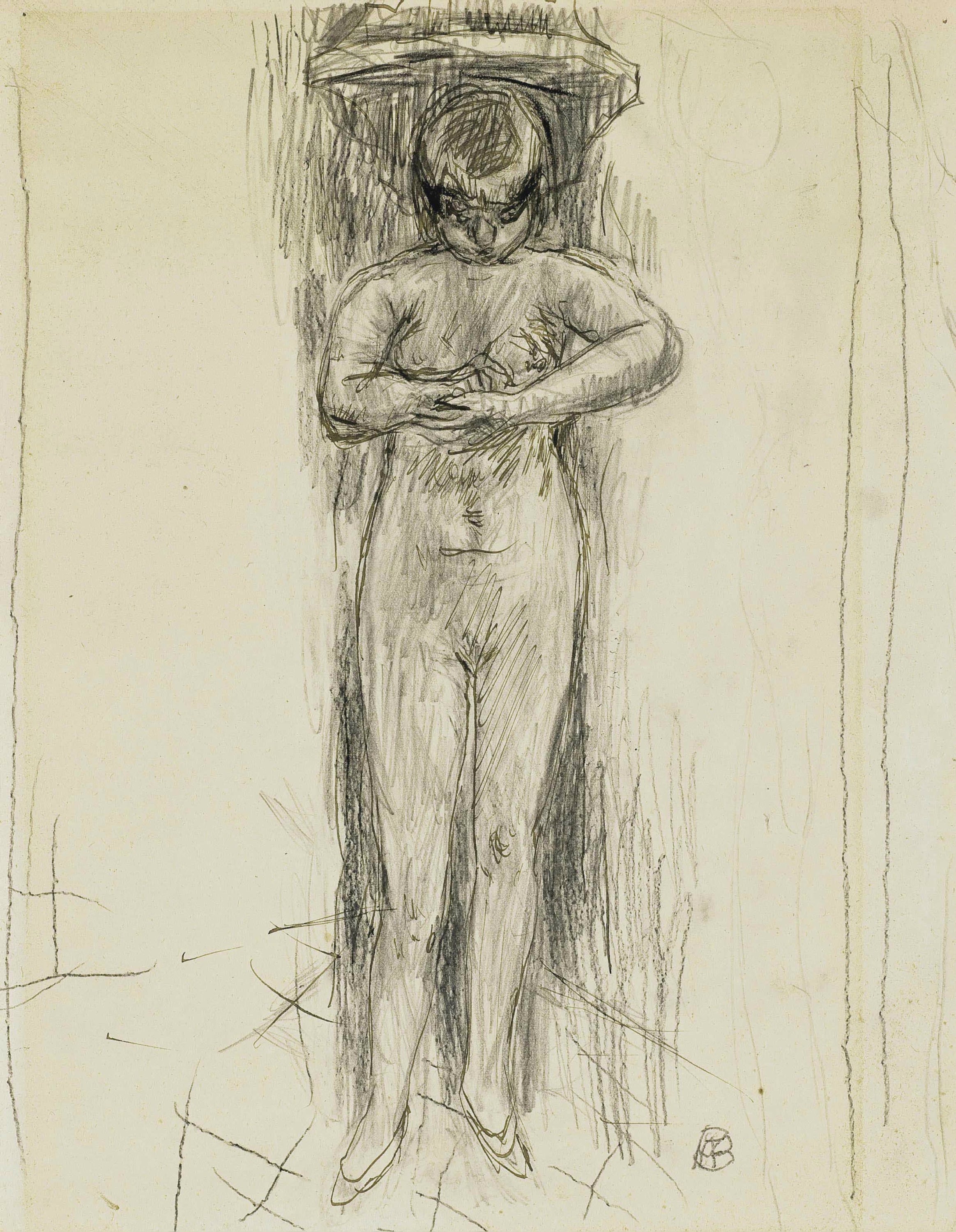 其他 - 无题 - 简单线条勾勒人物形态 