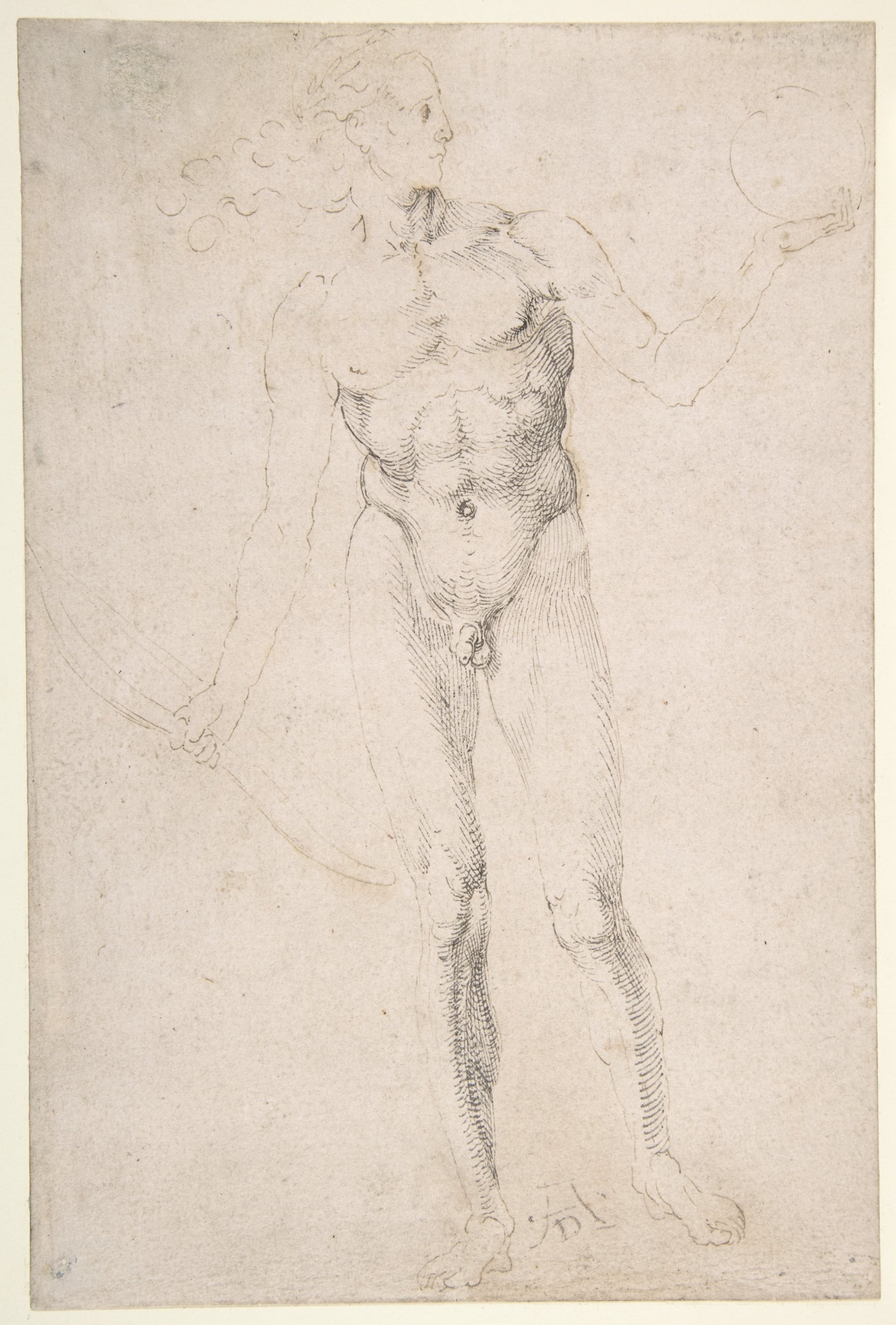 写实技巧展现主题 - 男性人体素描 - 描绘男性人体肌肉线条 