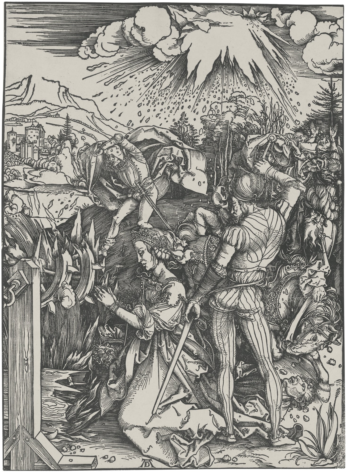 宗教故事诠释主题 - 末日审判场景描绘  - 