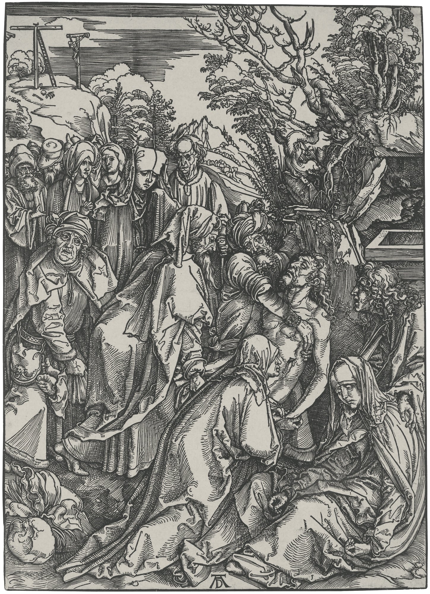 宗教故事诠释主题 - 哀悼基督 - 描绘基督离世众人哀悼 